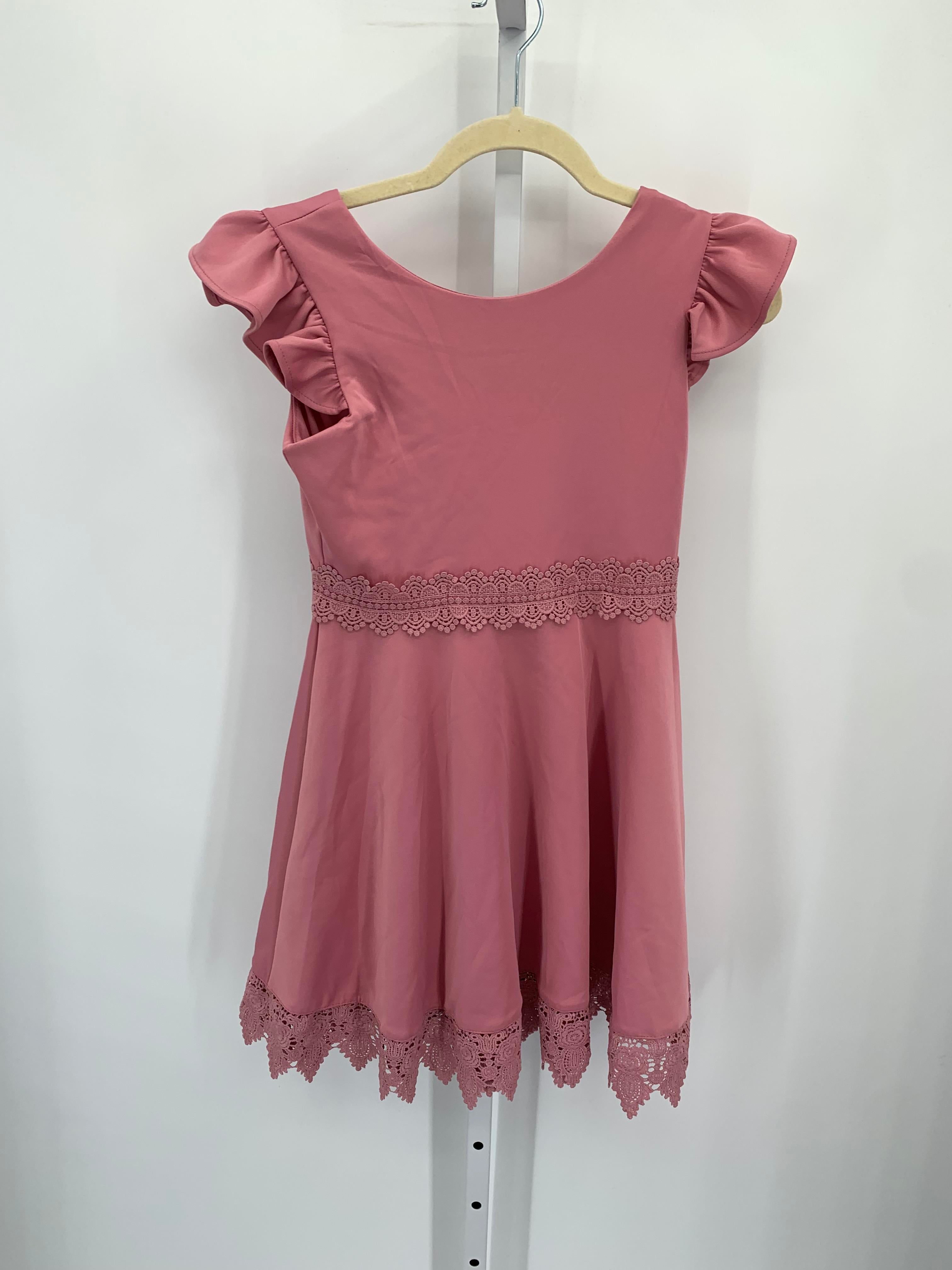 Rare Editions Size 14 Girls Short Sleeve Dress