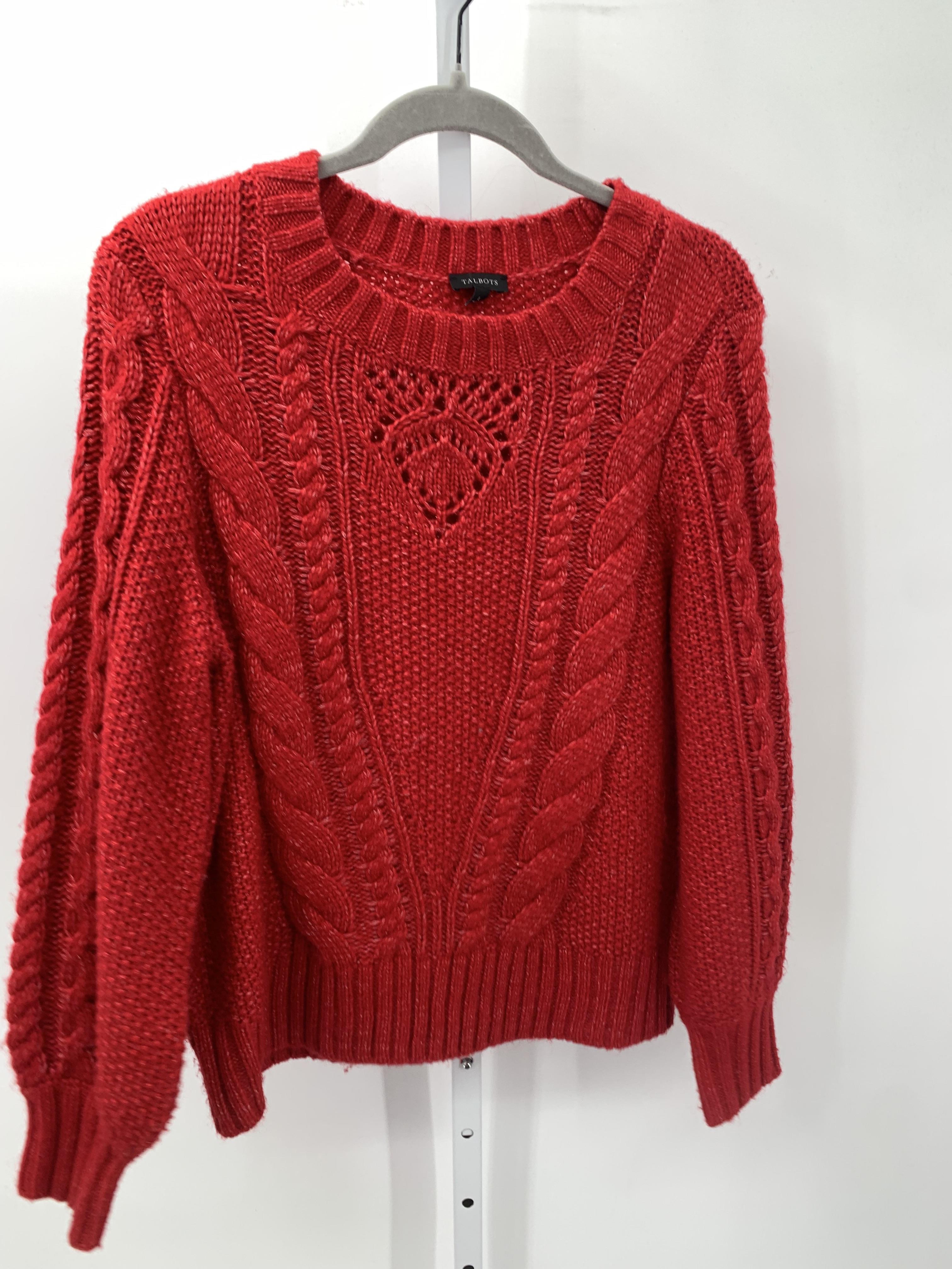 Talbots Size Large Misses Long Slv Sweater