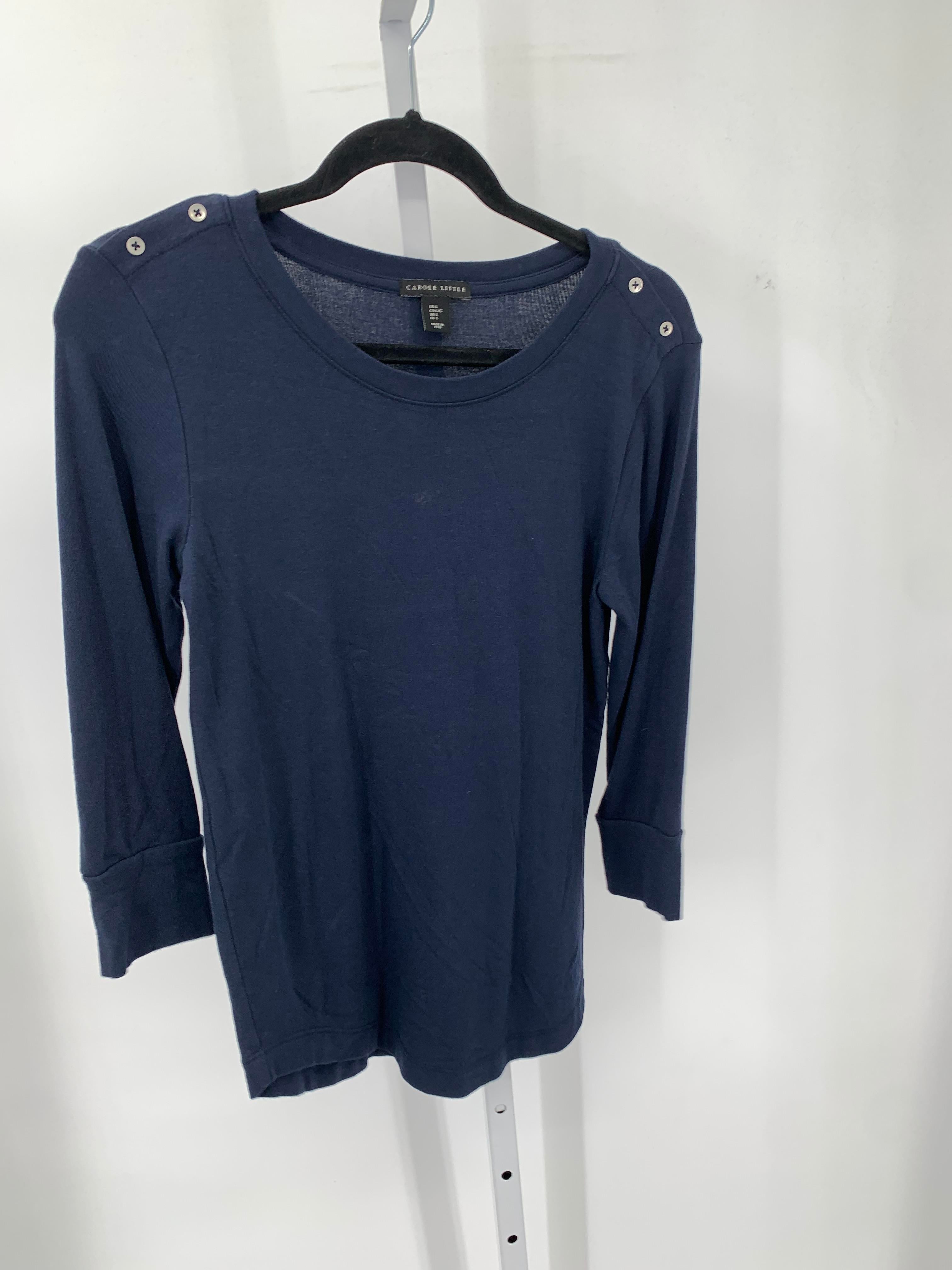 Carole Little Size Large Misses 3/4 Sleeve Shirt