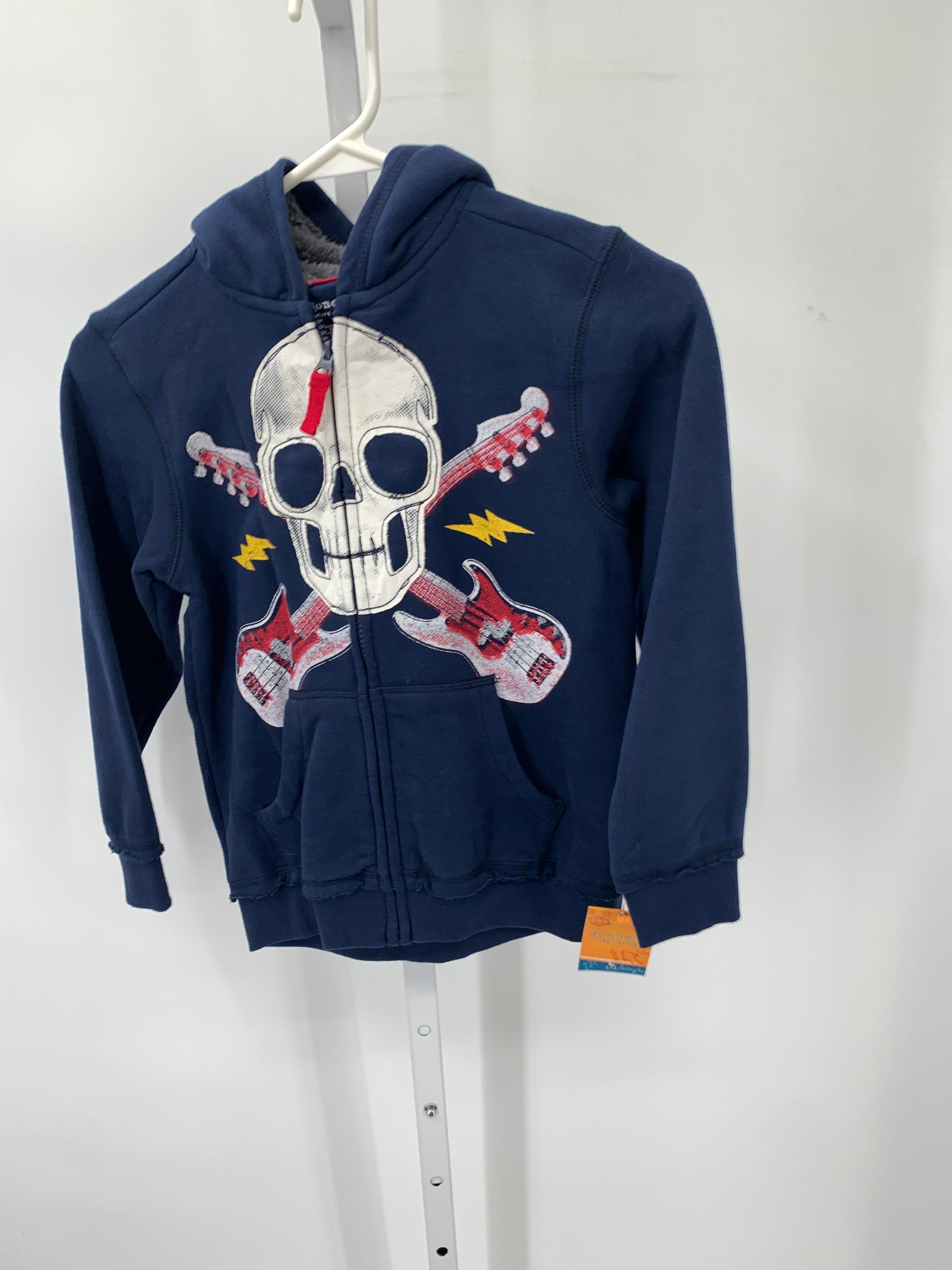 NEW SKULL GUITARS HOODED ZIP KNIT