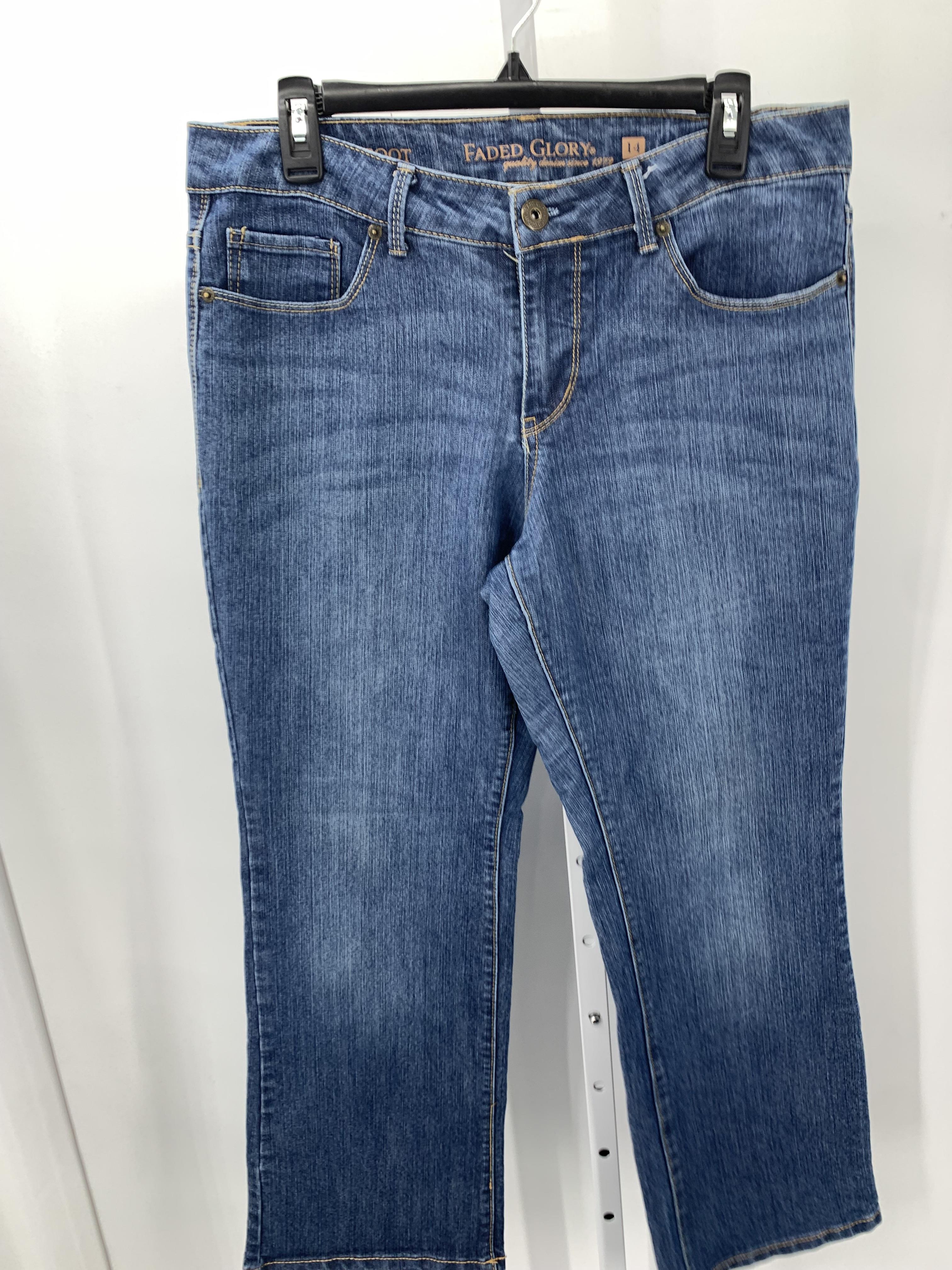 Faded Glory Size 14 Misses Jeans