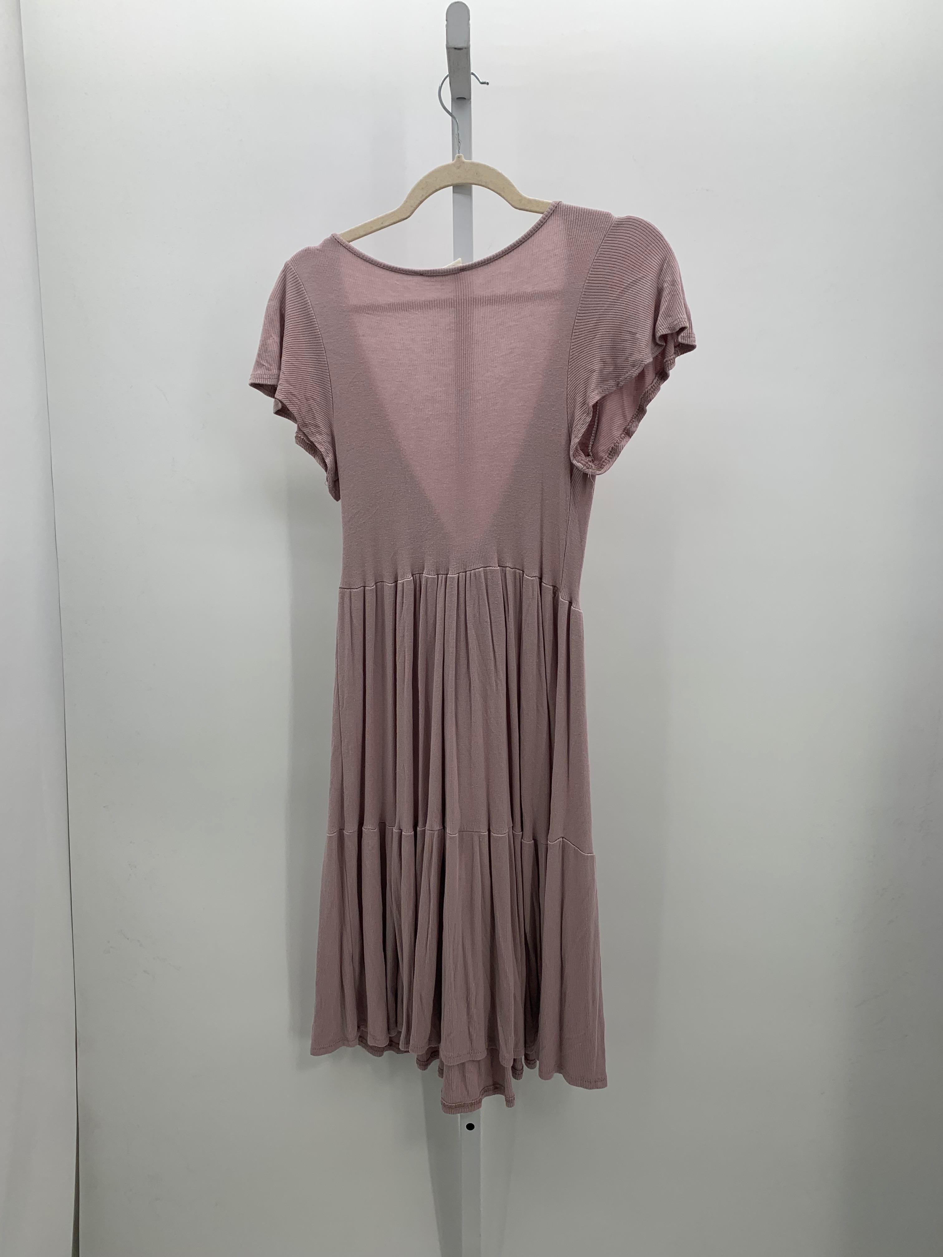 See You Monday Size Large Juniors Short Sleeve Dress