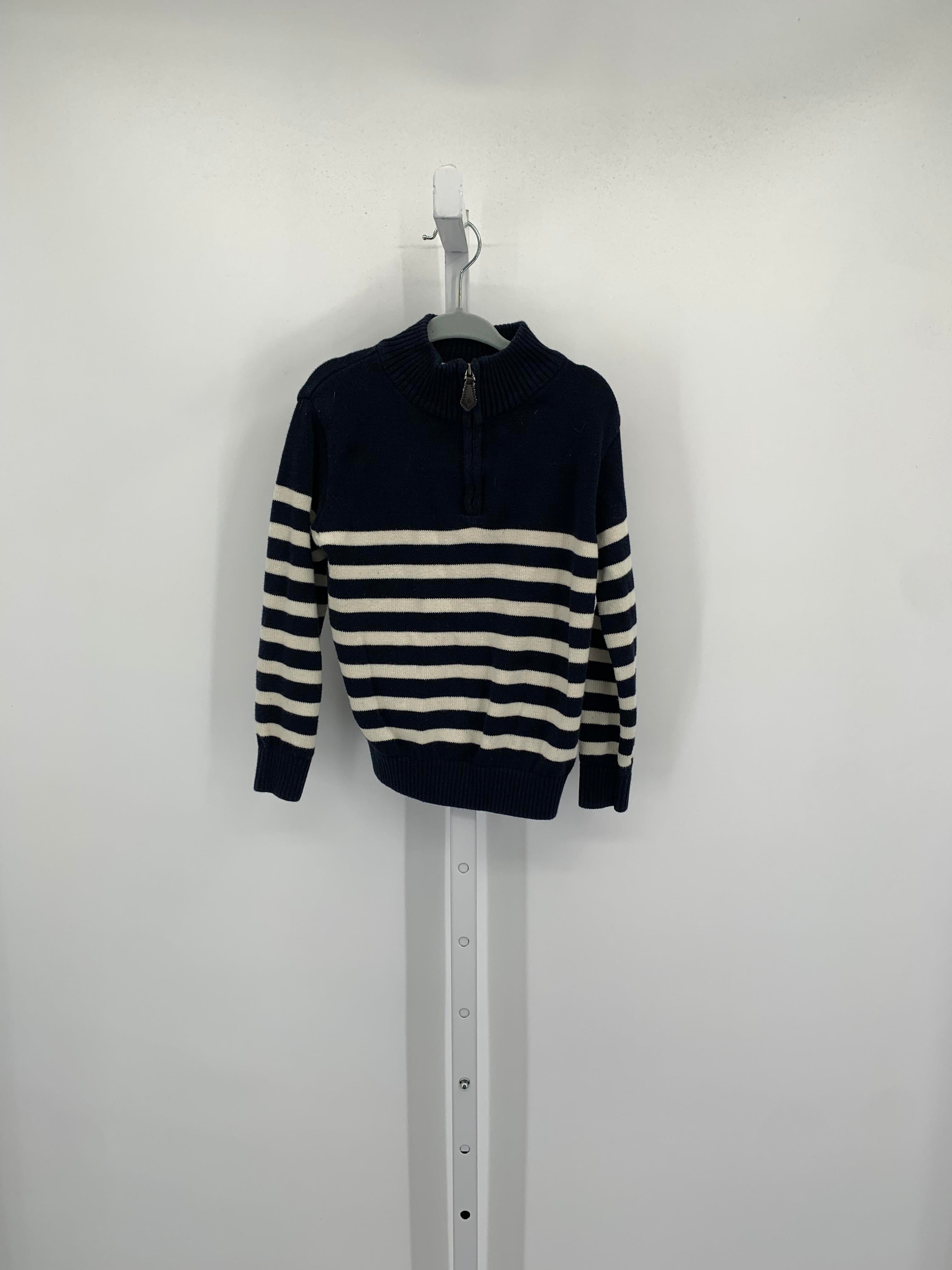 WHITE STRIPES PARTIAL ZIP