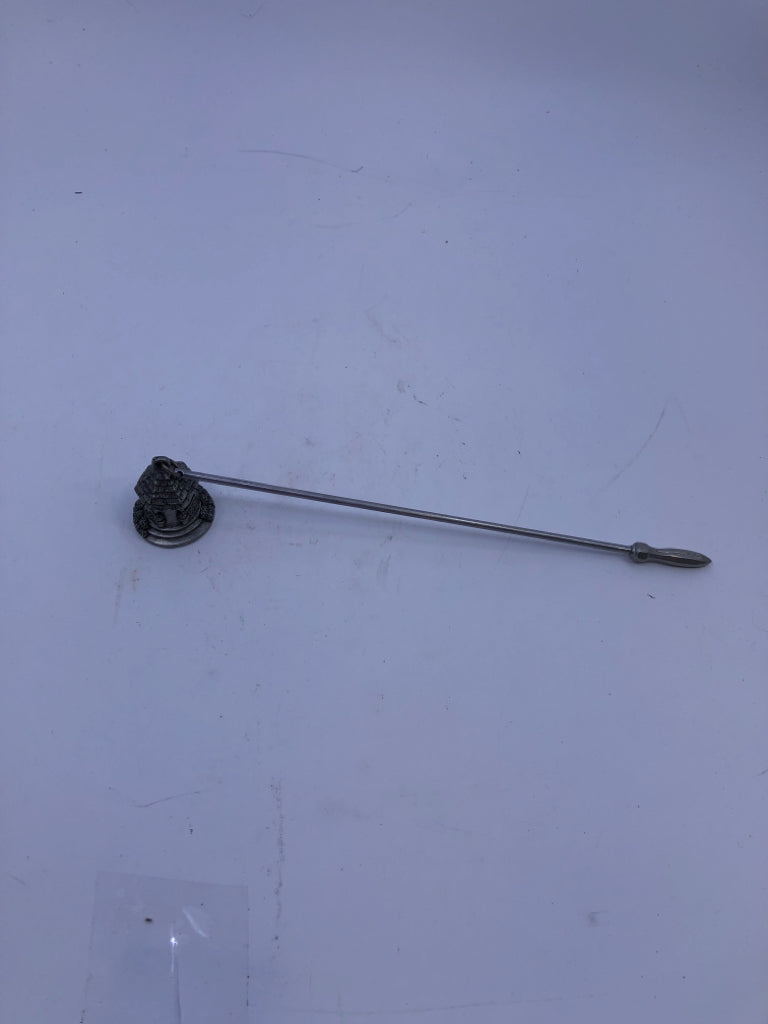 SMALL COTTAGE METAL CANDLE SNUFFER.