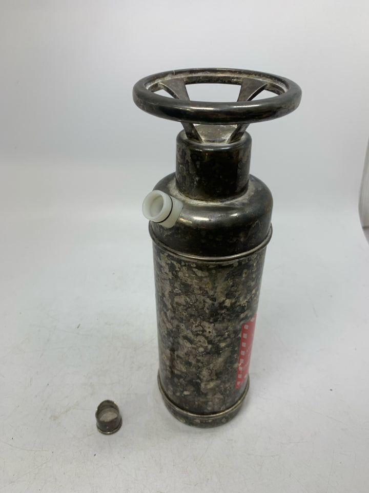VTG GODLINGER SILVERPLATED THIRST EXTINGUISHER COCKTAIL SHAKER.