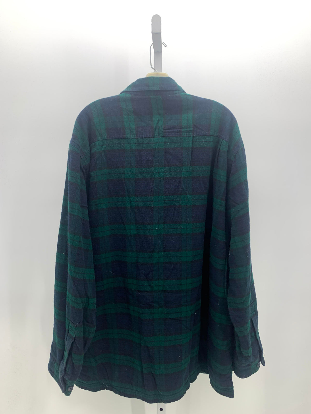 GREEN PLAID FLEECE LINED