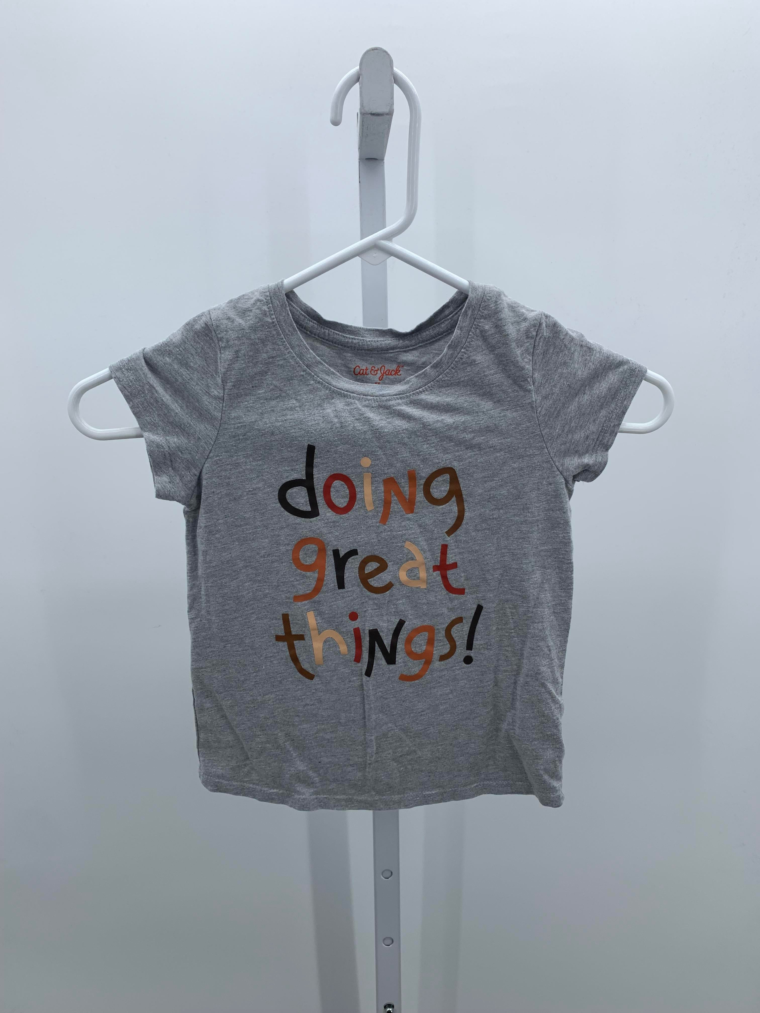 Cat & Jack Size 5T Girls Short Sleeve Shirt
