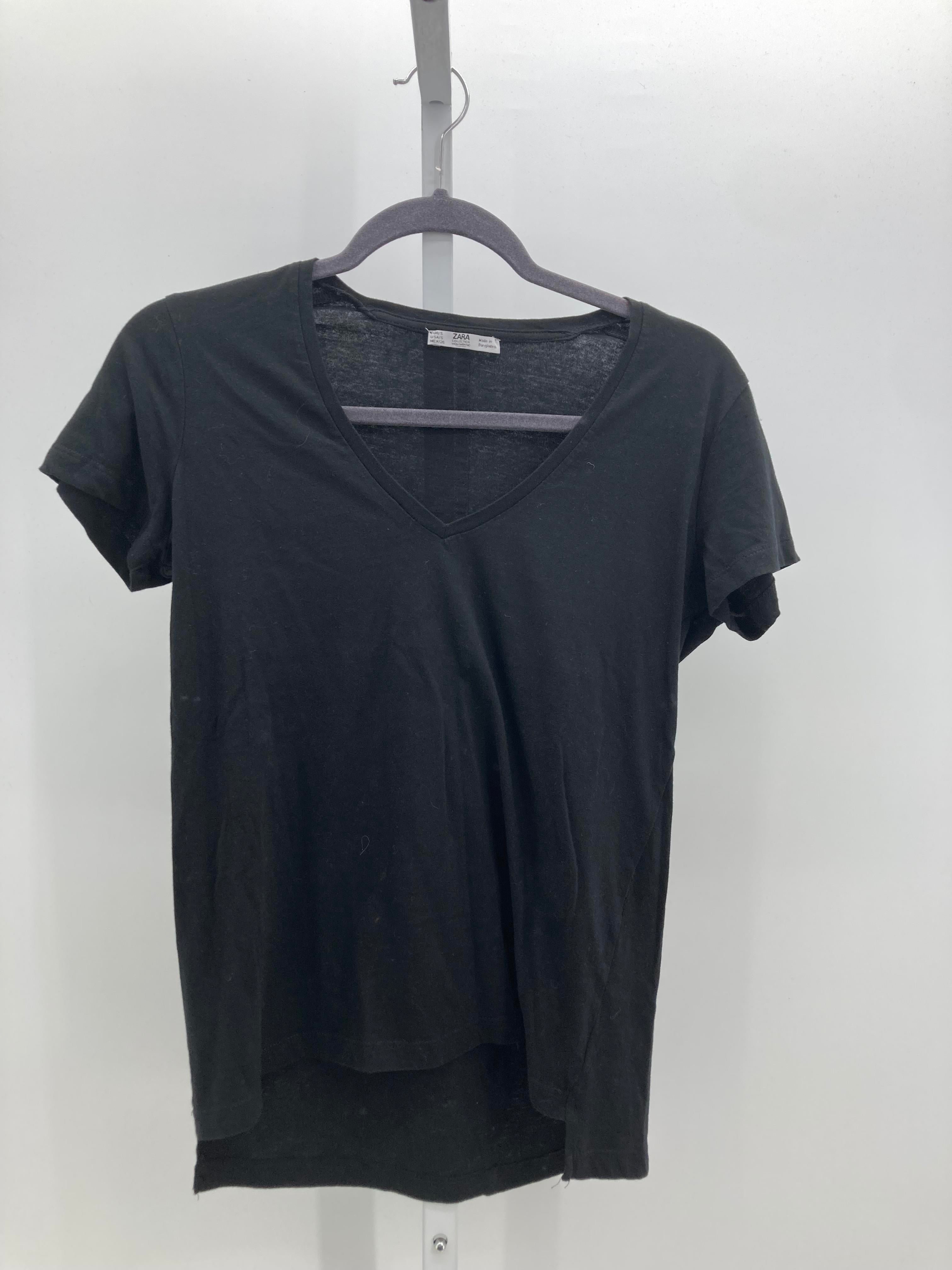 Zara Size Small Misses Short Sleeve Shirt