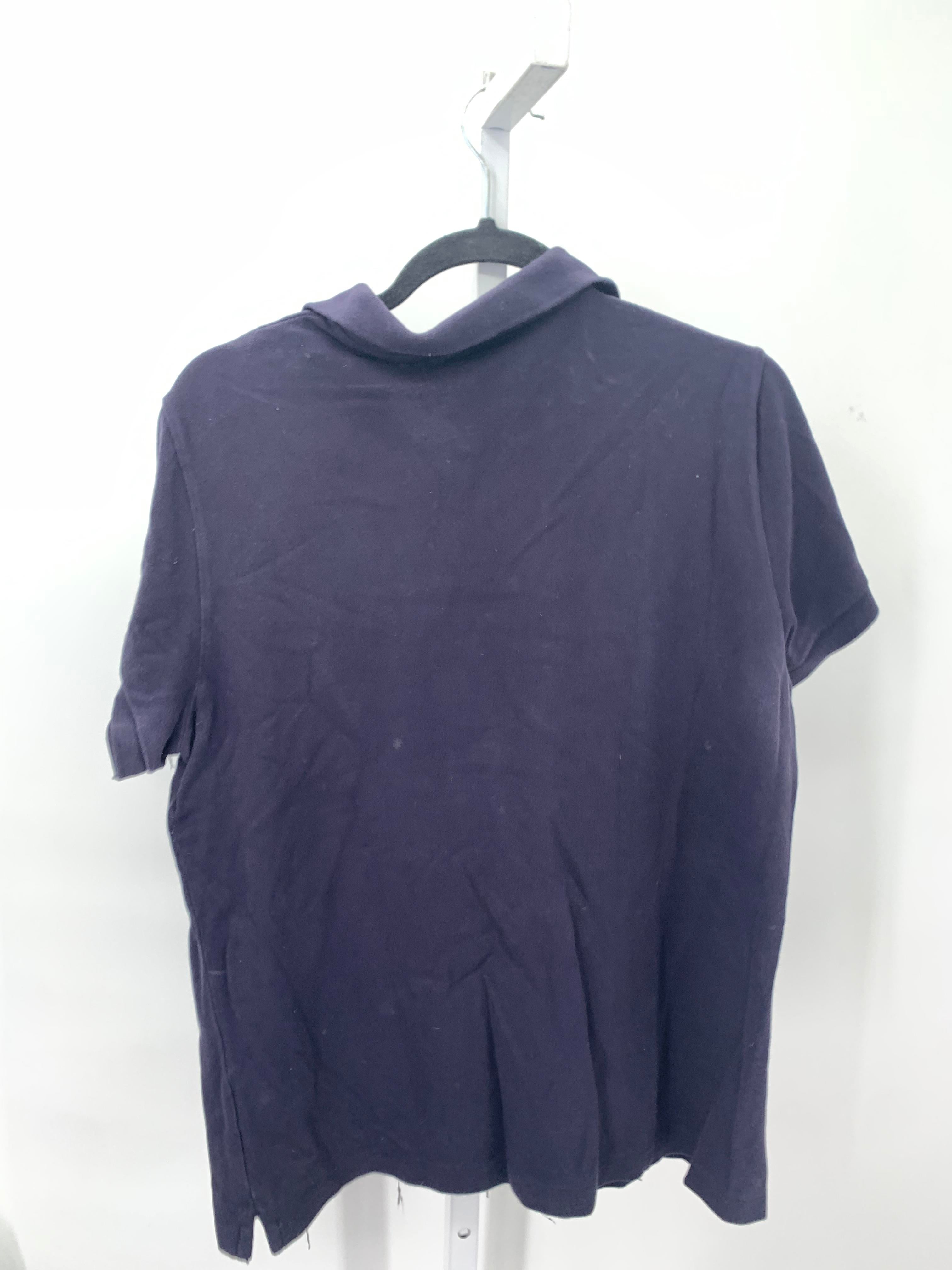 Lands End Size Extra Large Misses Short Sleeve Shirt