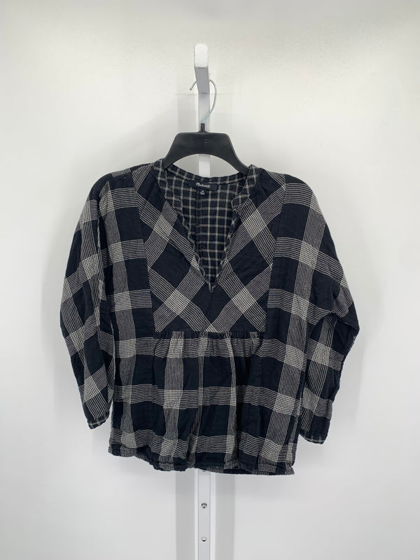 Madewell Size X Small Misses 3/4 Sleeve Shirt