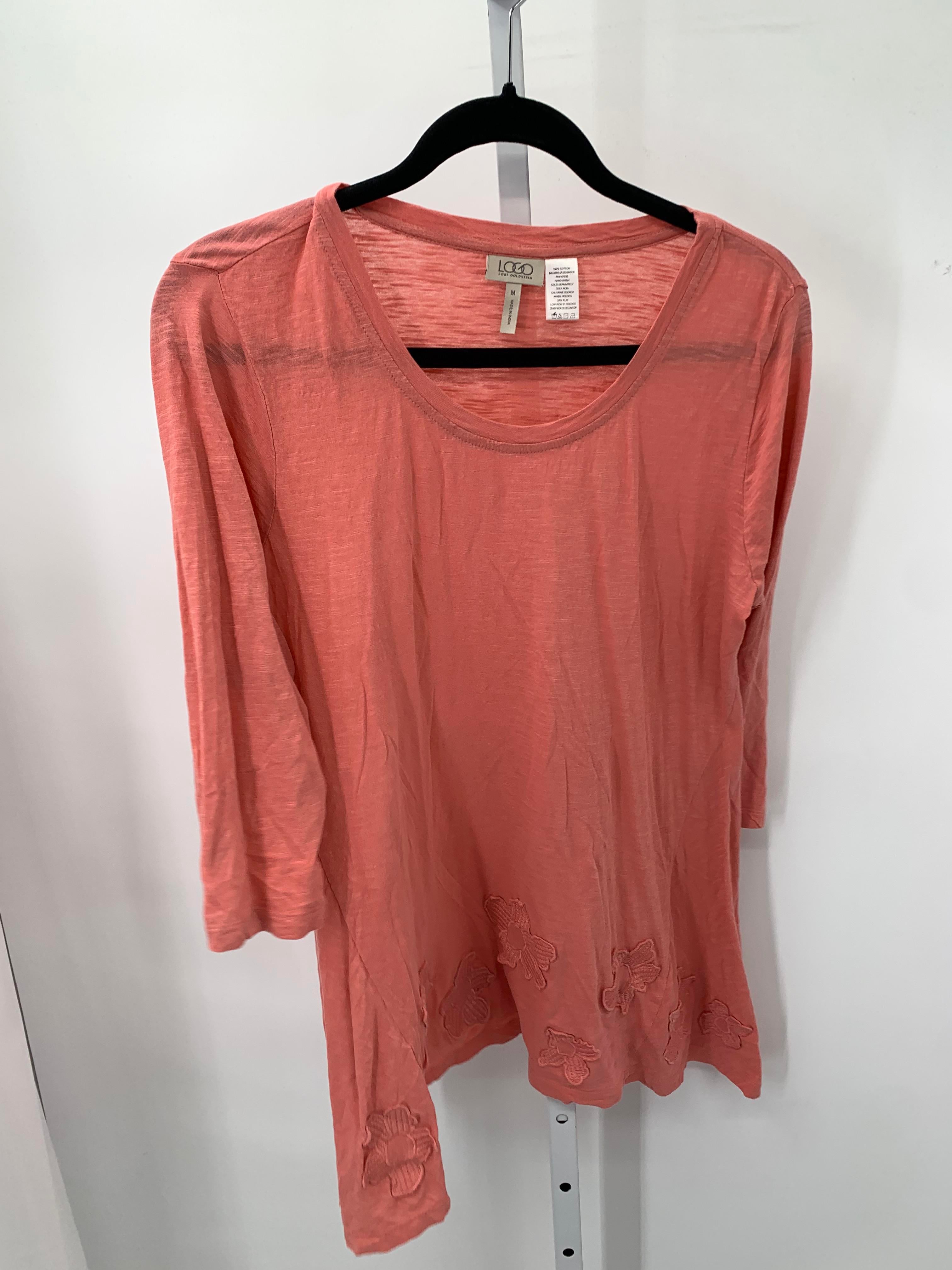 LOGO Size Medium Misses 3/4 Sleeve Shirt