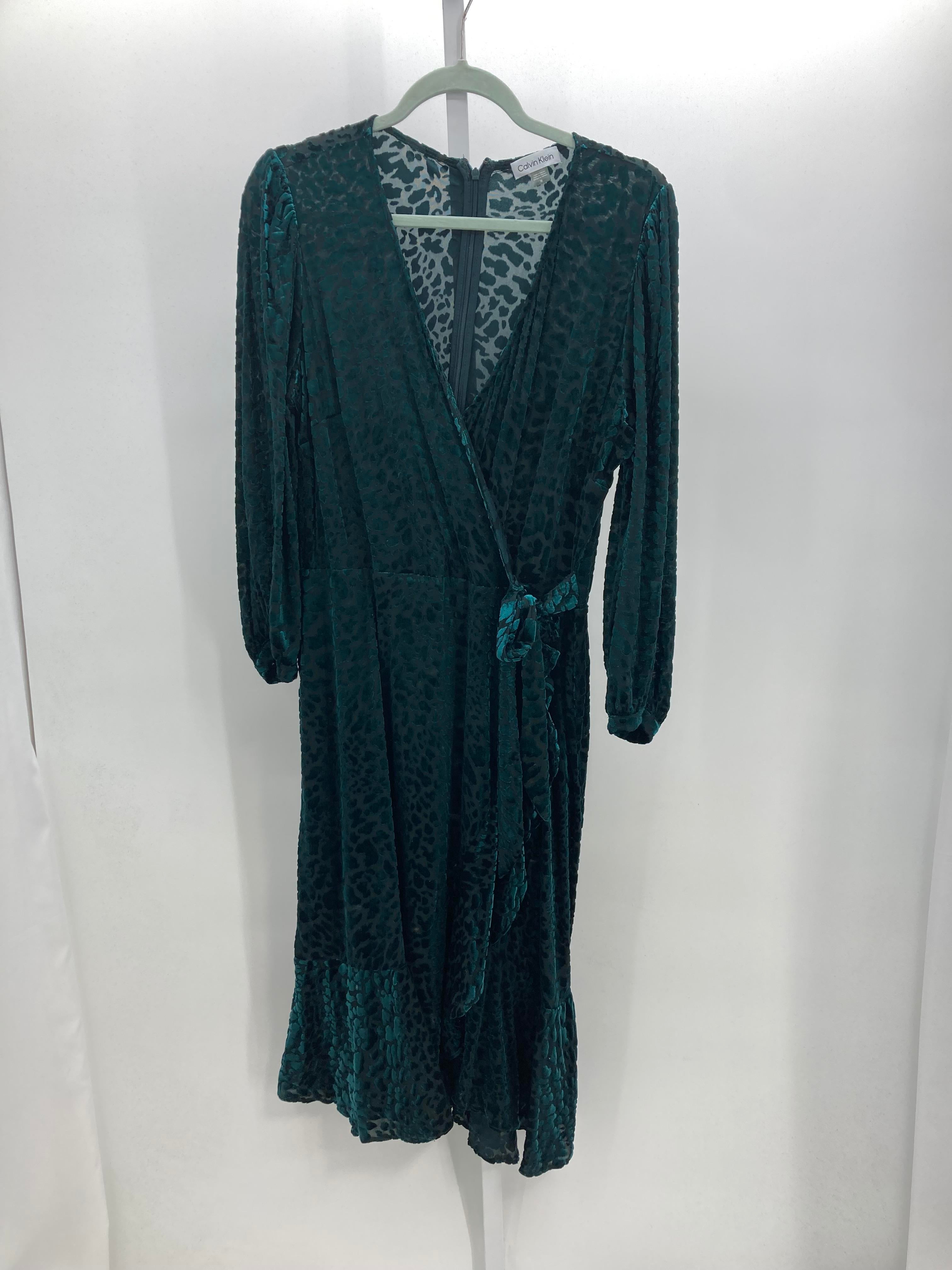 Calvin Klein Size 14 Misses 3/4 Sleeve Dress