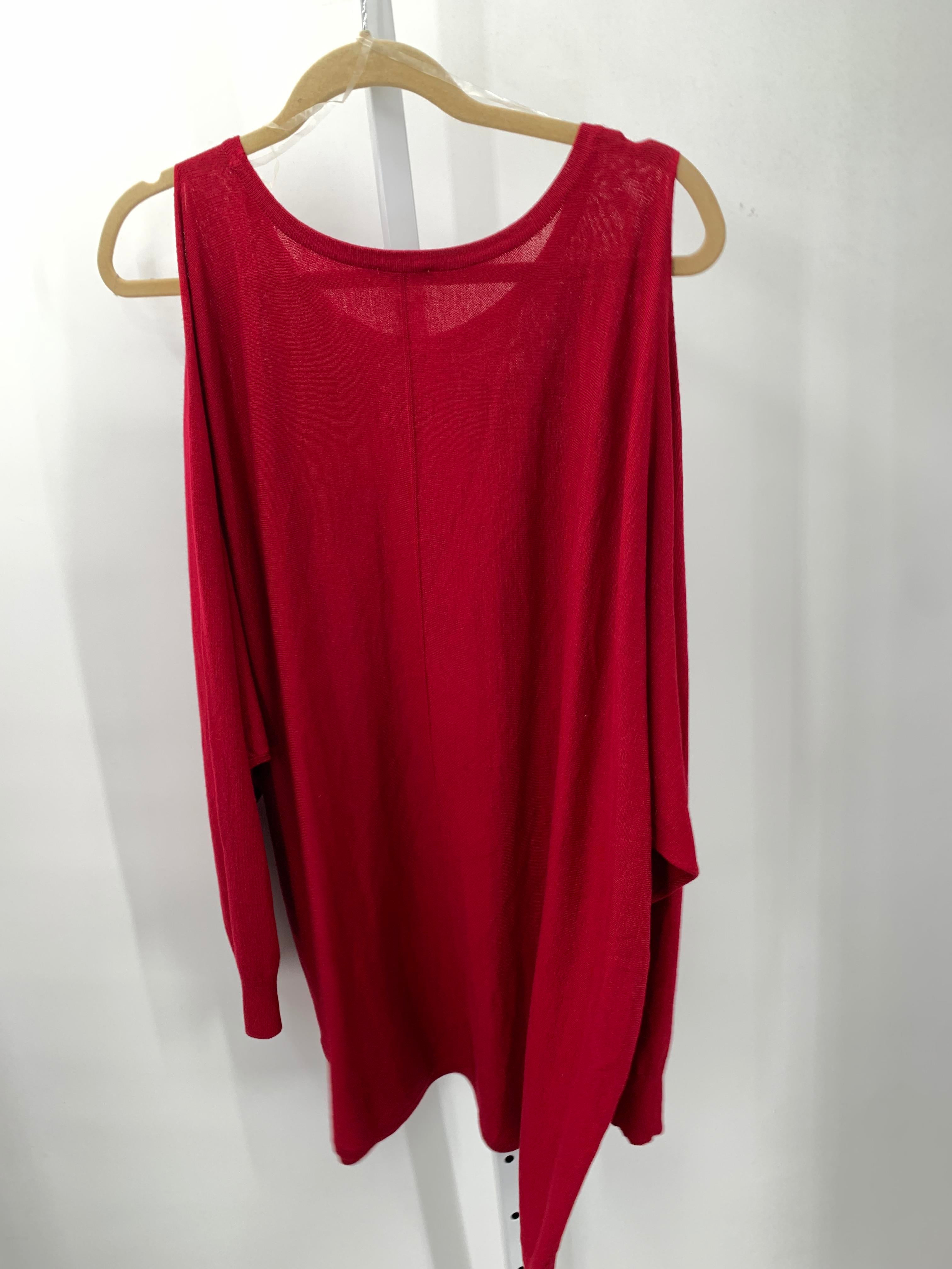 Avenue Size 26/28 W Womens Long Slv Sweater