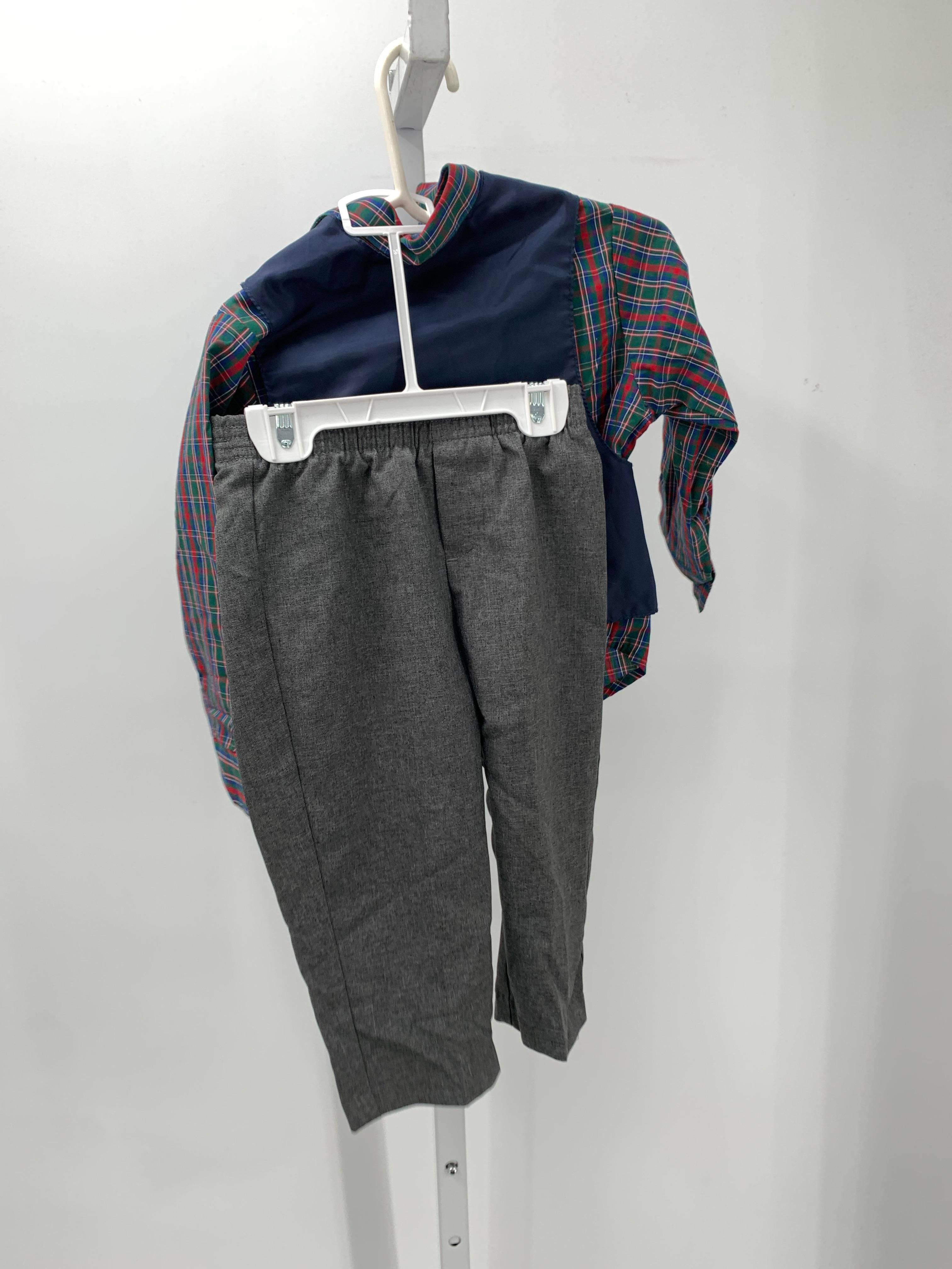 PLAID SHIRT VEST AND PANTS