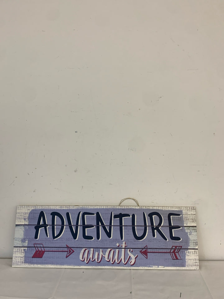 ADVENTURE AWAITS WALL ART.