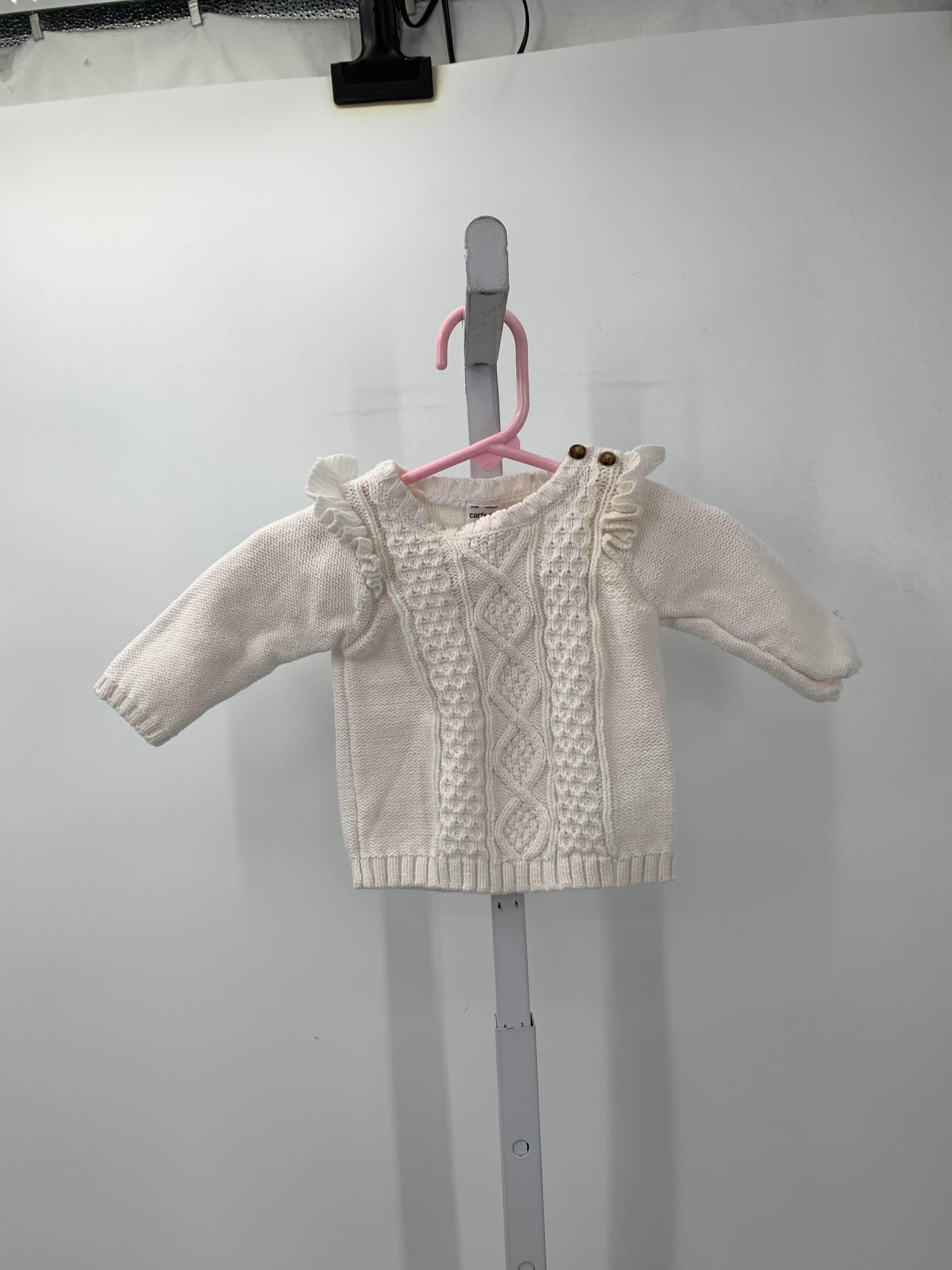 Carters Size 3 Months Girls Long Sleeve Sweater