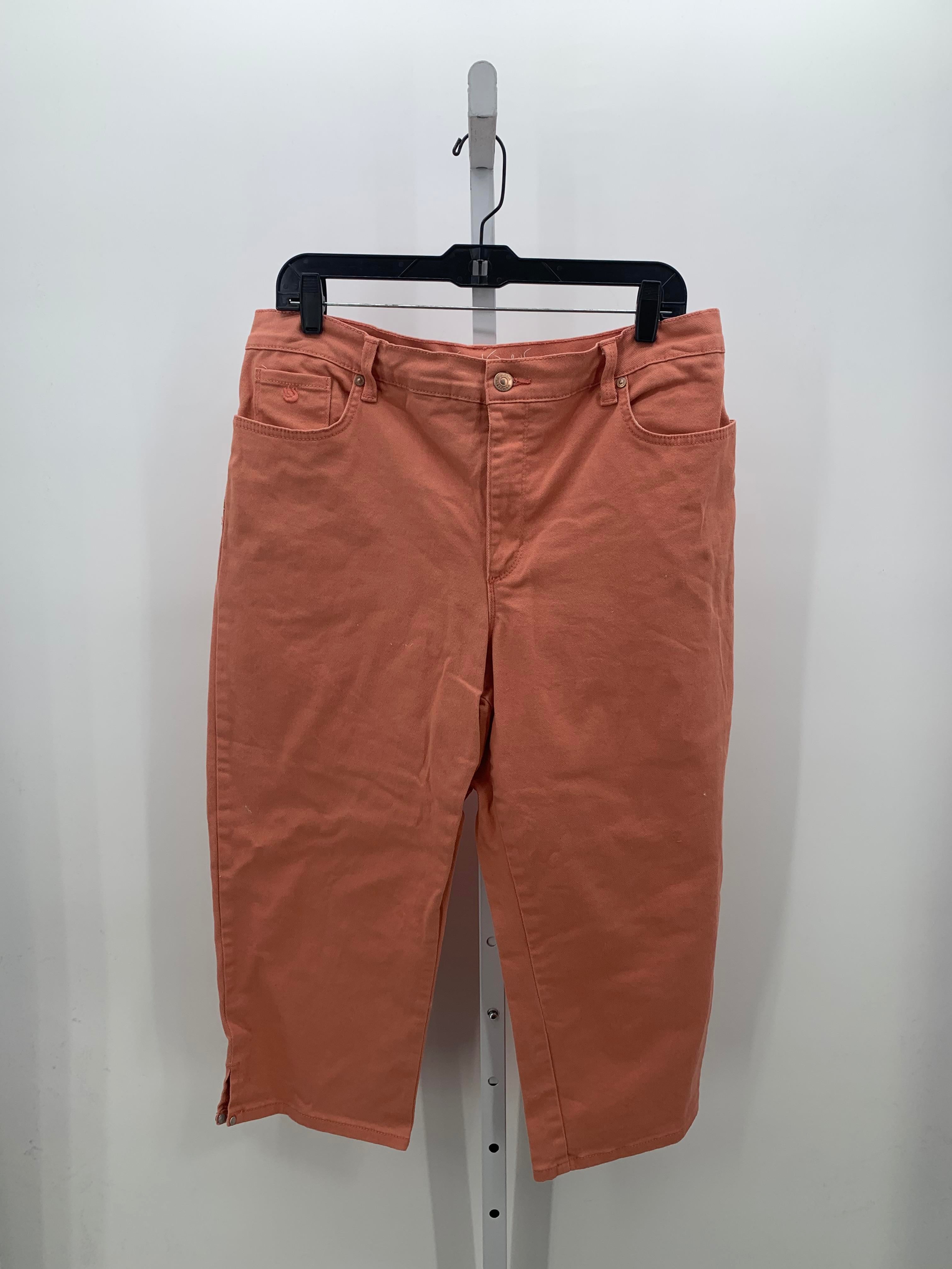 Gloria Vanderbilt Size 14 Misses Cropped Jeans