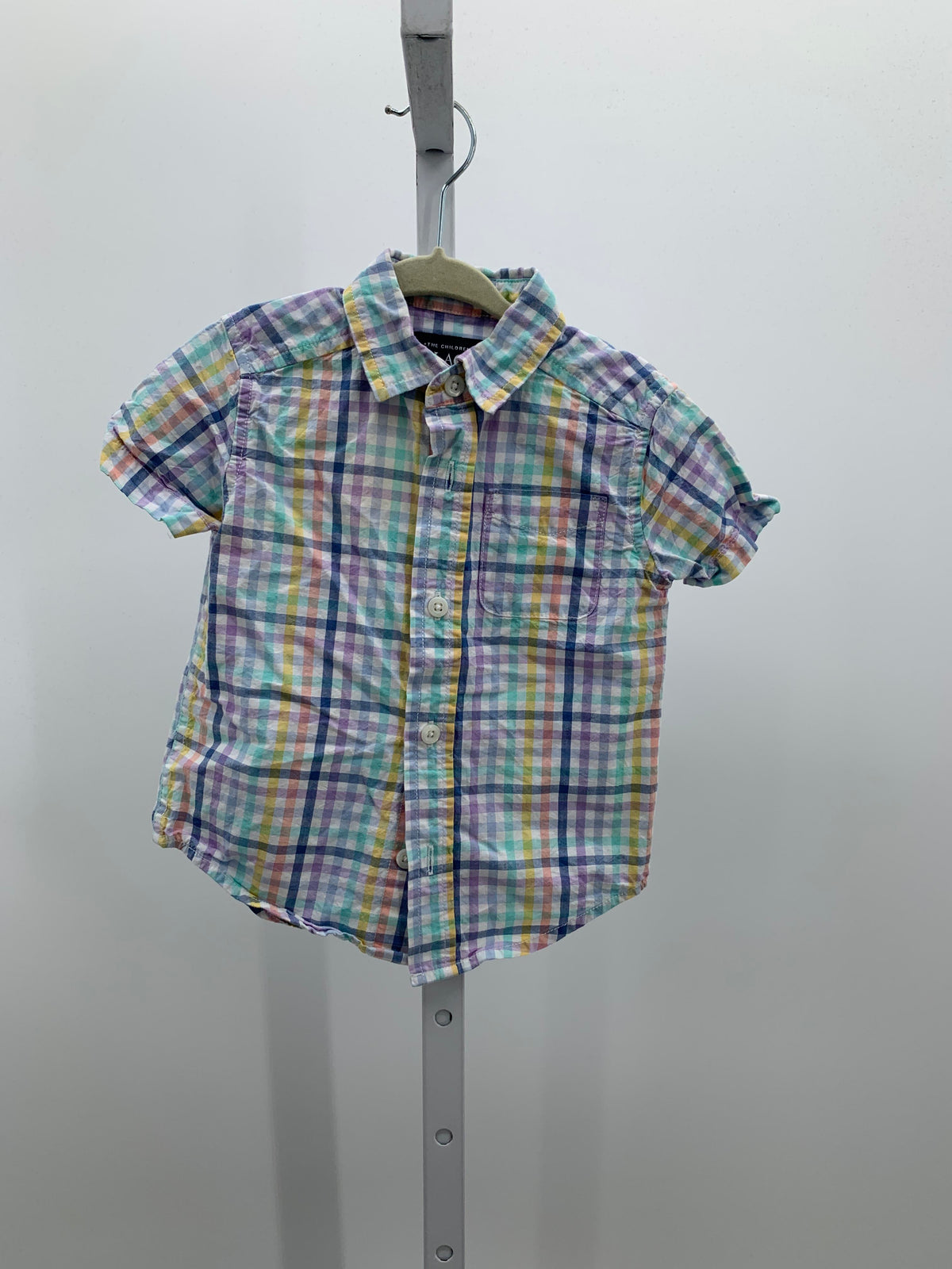 PLAID BTN DOWN