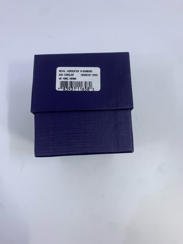 NIB PEPPERMINT EGG CODDLER ROYAL WORCESTER.