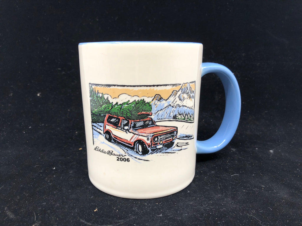 EDDIE BAUER TRUCK W TREE MUG.