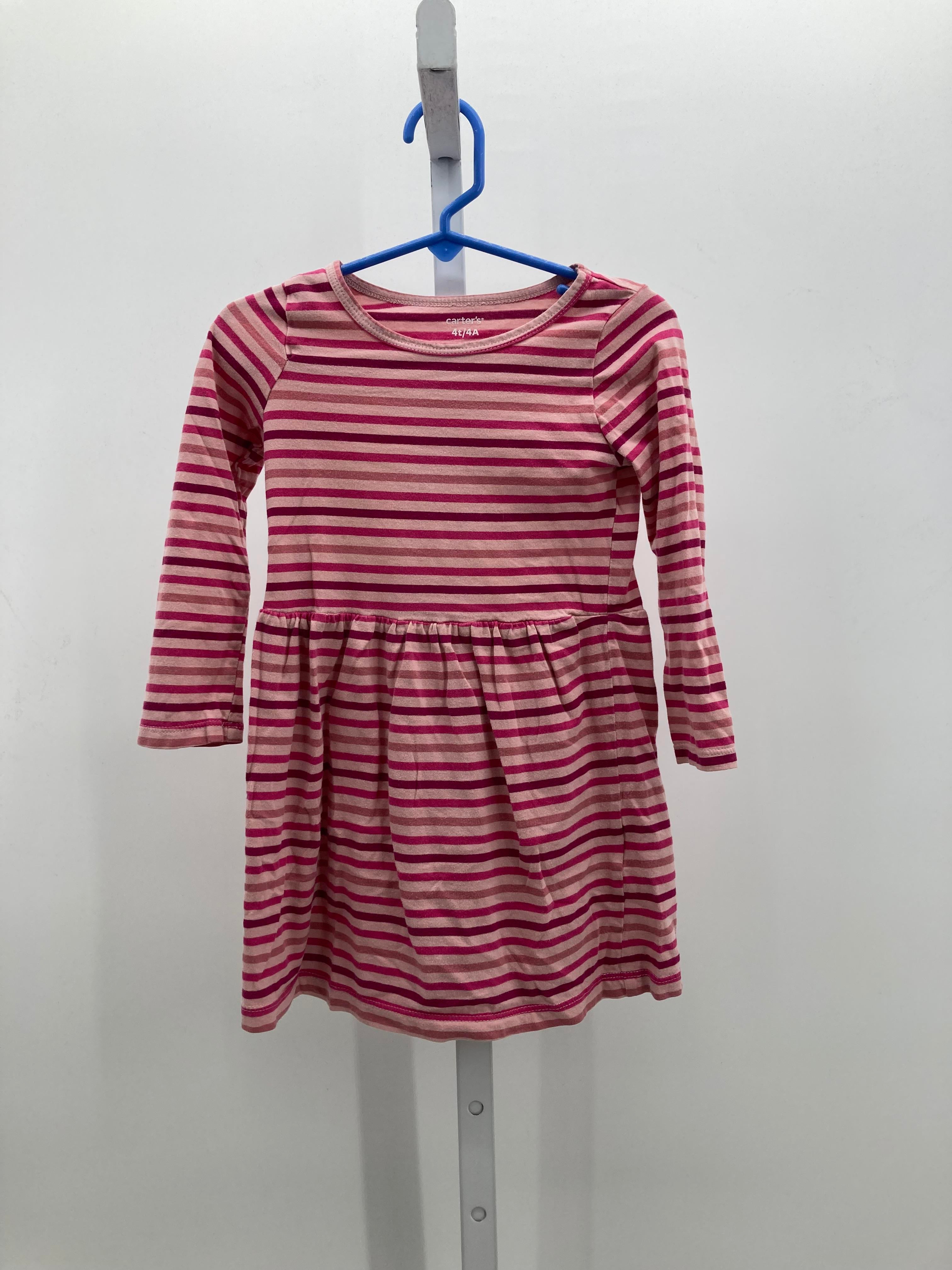 Carters Size 4T Girls Long Sleeve Dress