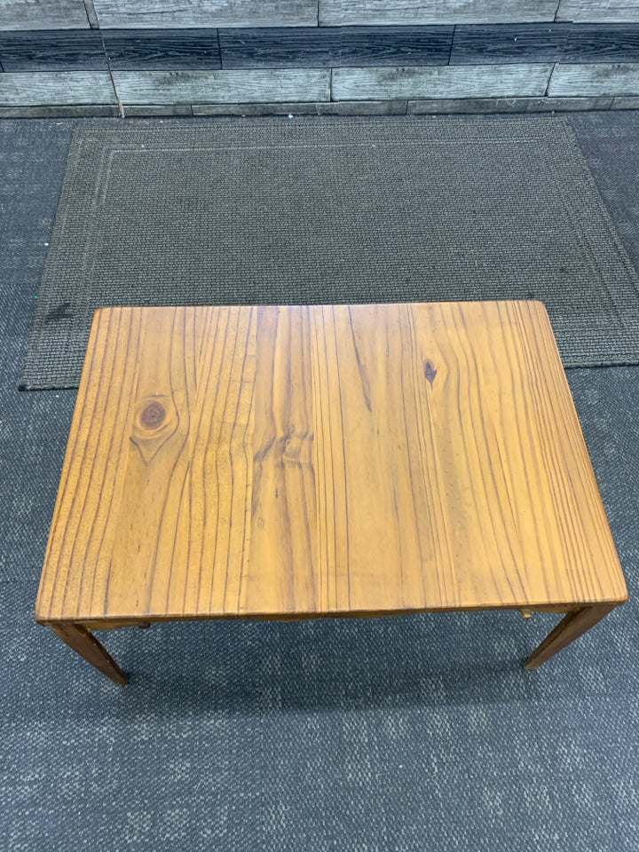 LOW WOOD TABLE.