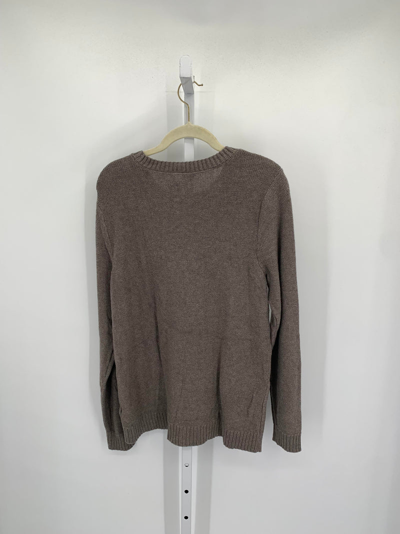 Croft & Barrow Size Medium Misses Long Slv Sweater