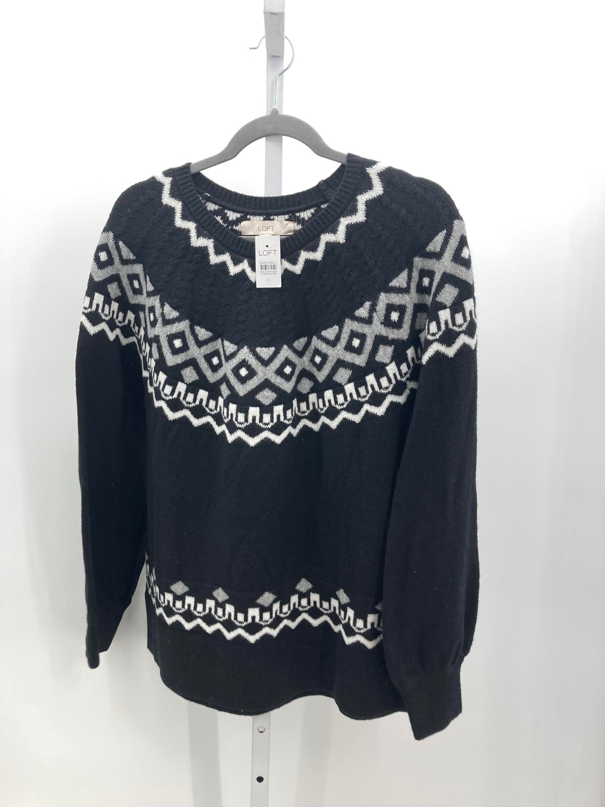 Loft Size Large Misses Long Slv Sweater