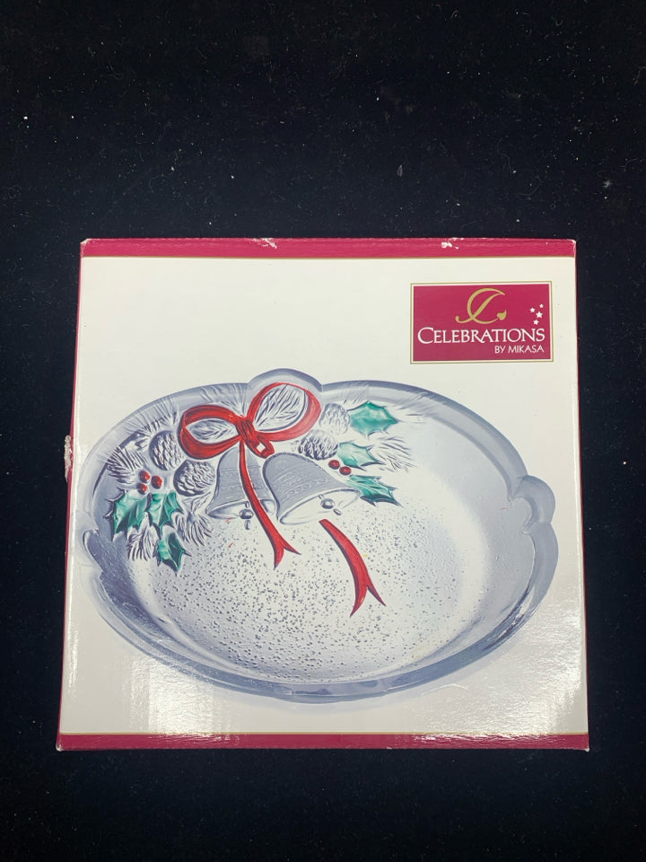 NIB CELEBRATIONS HOLIDAY BELLS COLLECTION SWEET DISH.