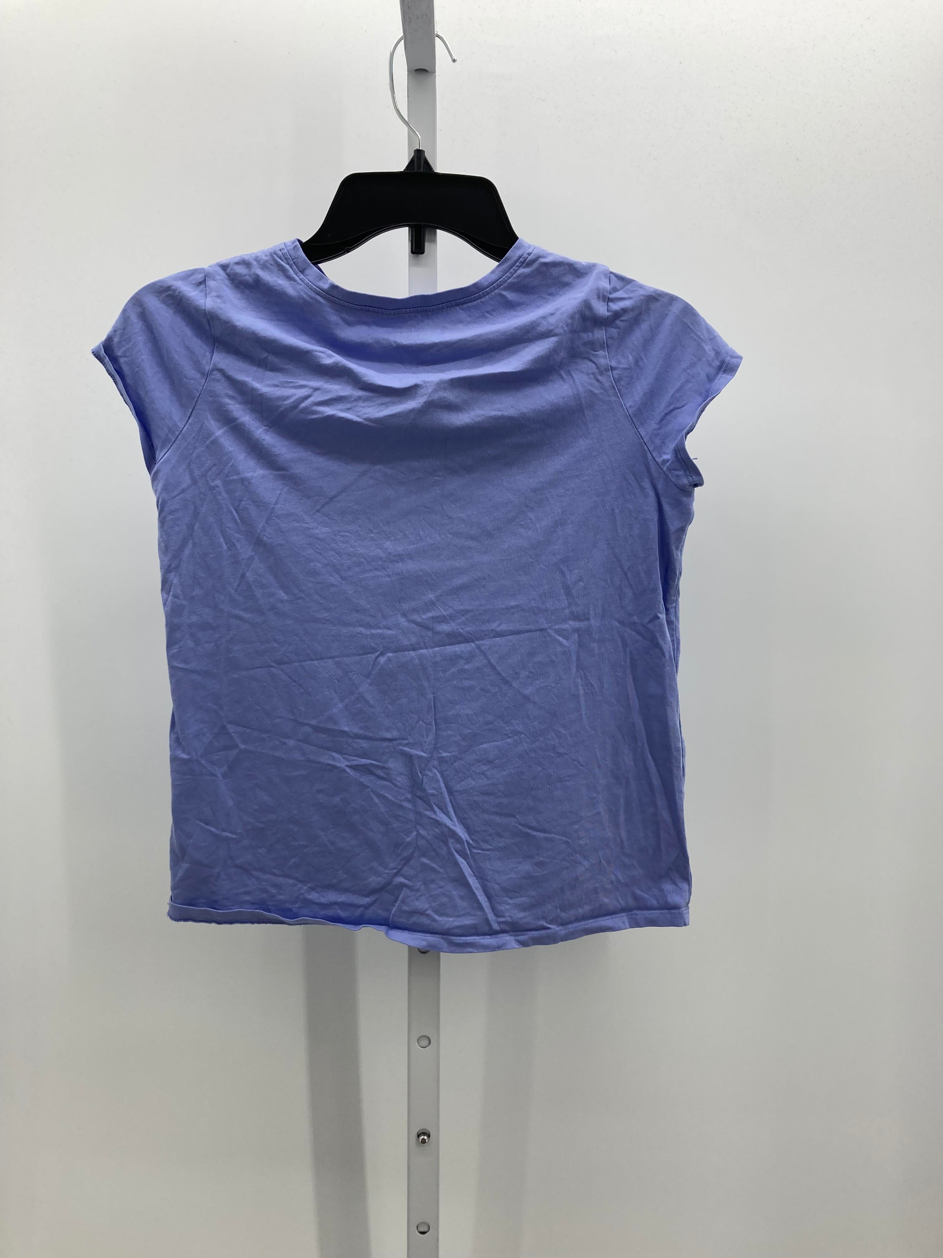 Lands End Size 10-12 Girls Short Sleeve Shirt