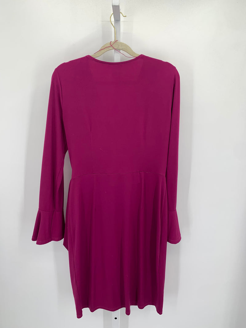 London Times Size 12 Misses Long Sleeve Dress