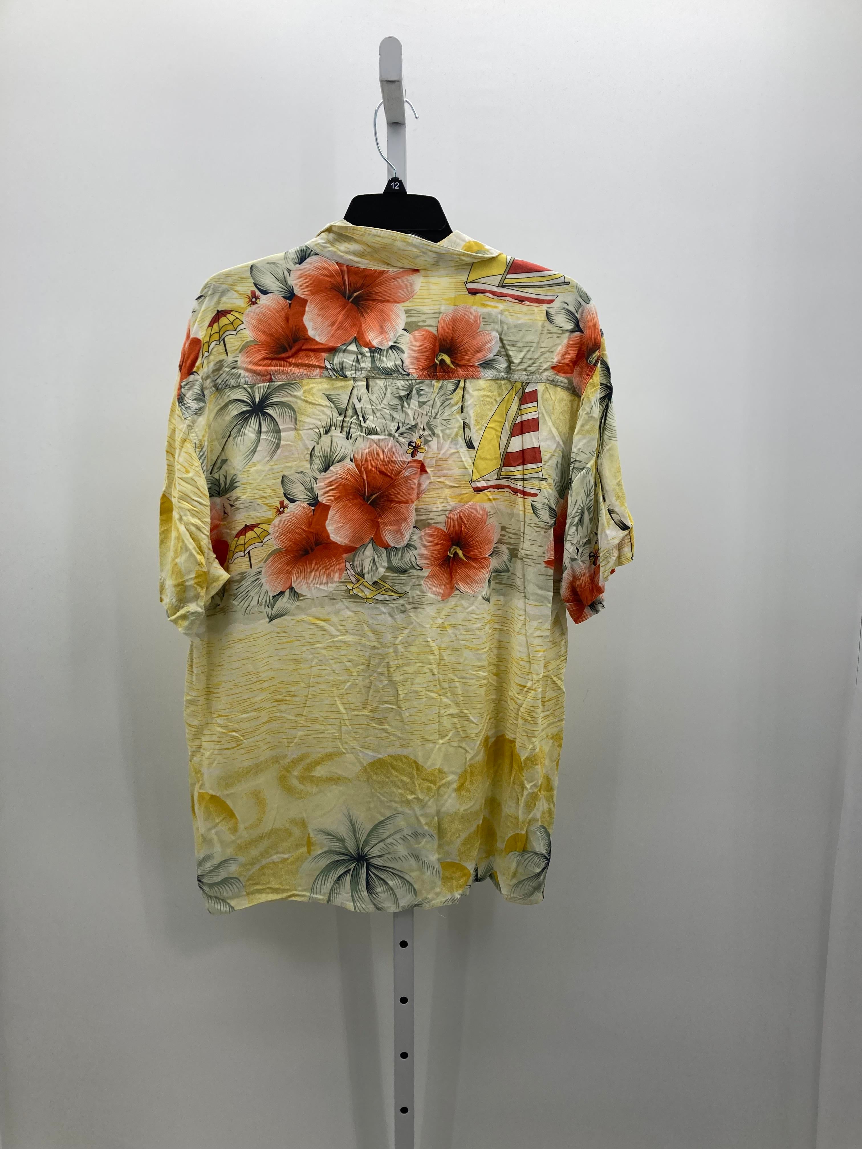 Size Large Young Men's Short Sleeve Shirt