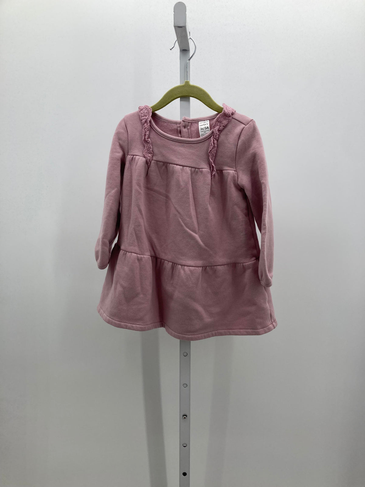Carters Size 3T Girls Long Sleeve Dress