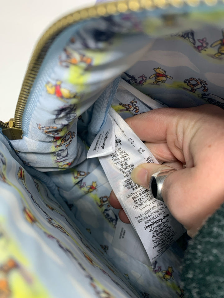 Disney Loungefly Winnie The Pooh Denim Backpack Style Purse