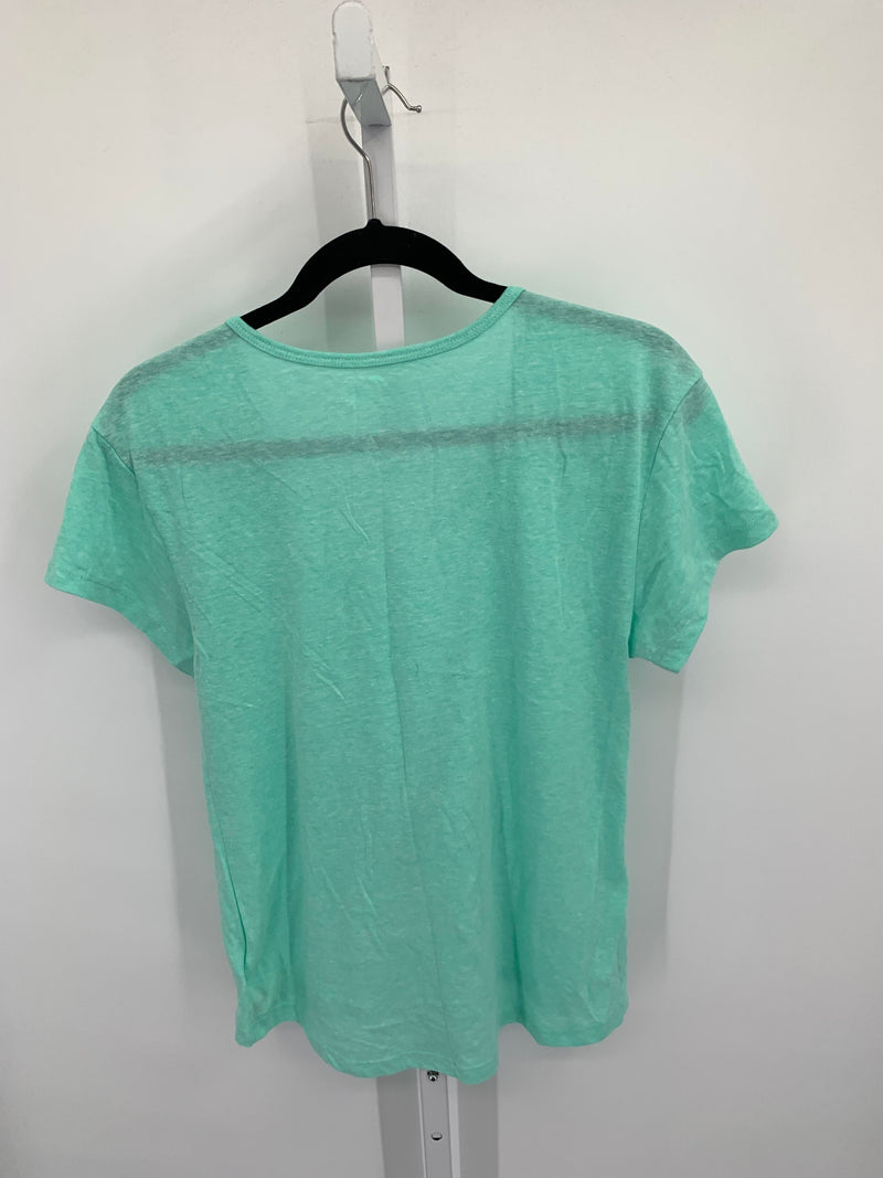 Blue 84 Size Small Misses Short Sleeve Shirt