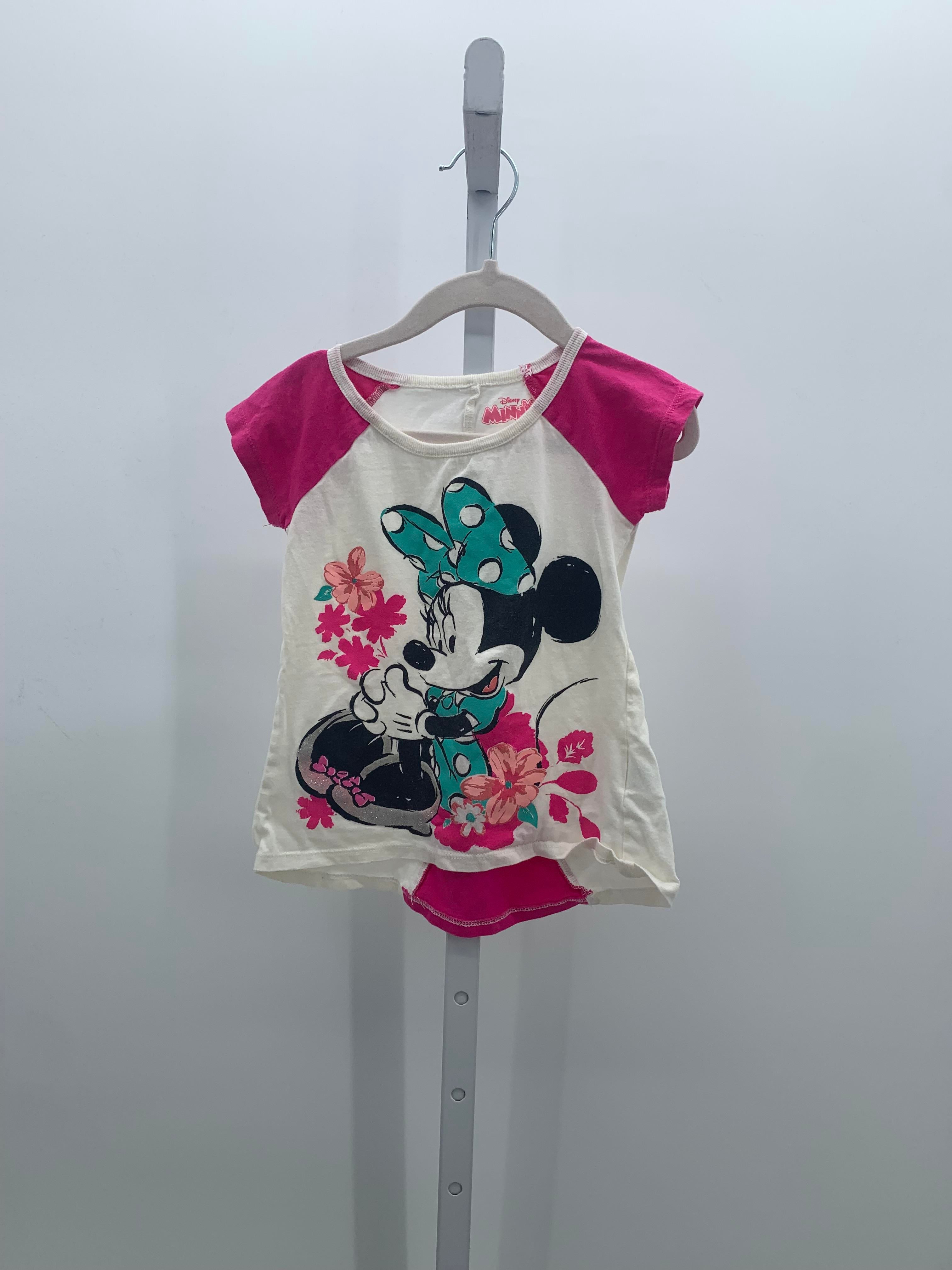 Disney Size 2T Girls Short Sleeve Shirt