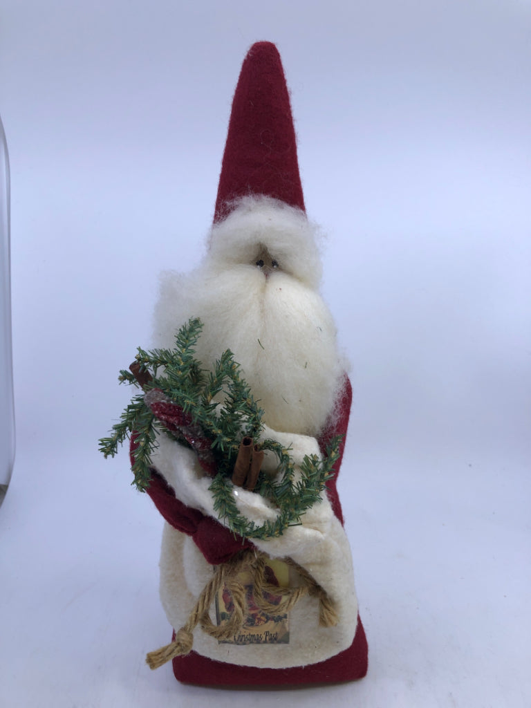 PRIMITIVE STANDING SANTA "CHRISTMAS PAST".