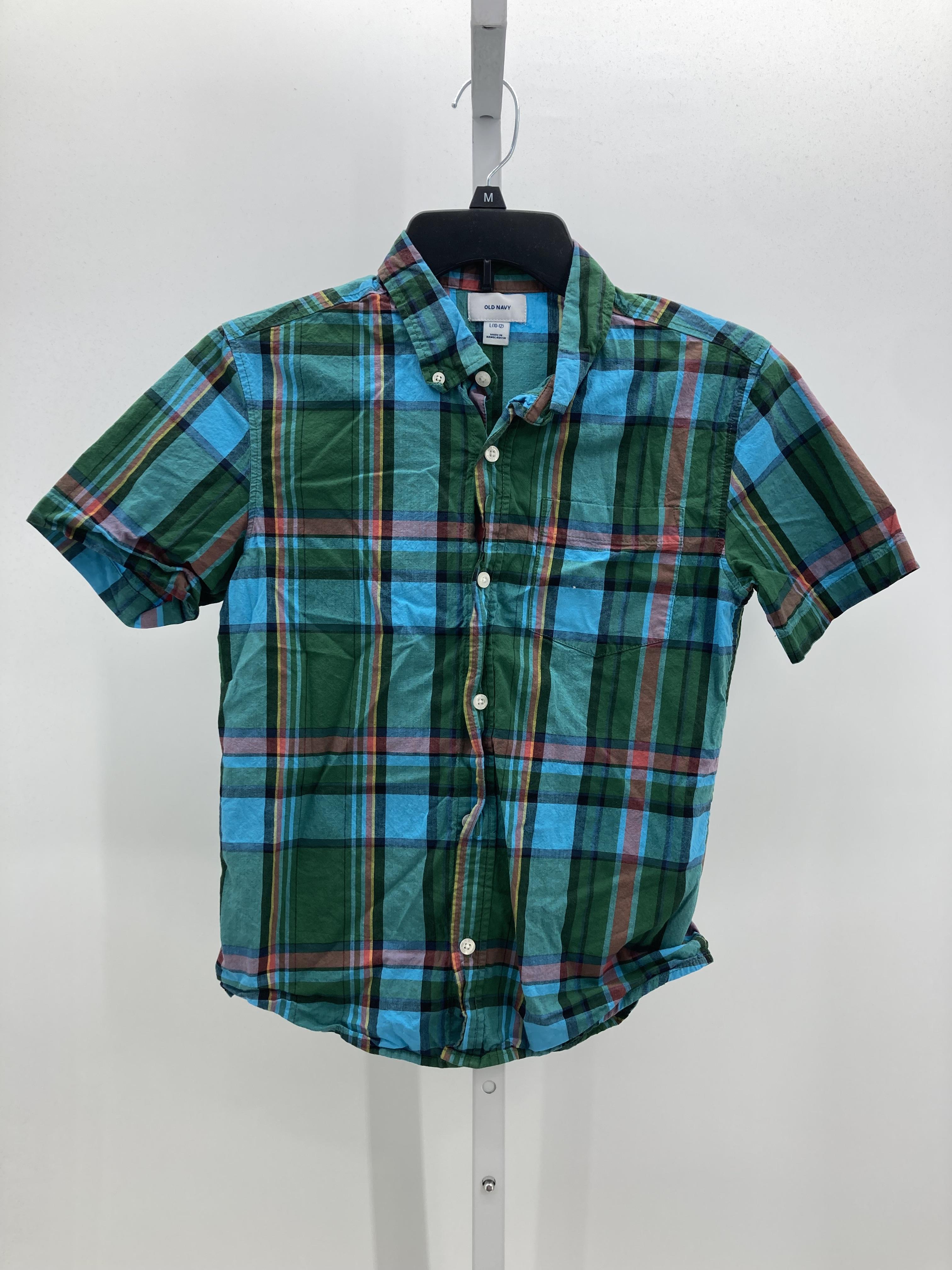 PLAID BTN DOWN