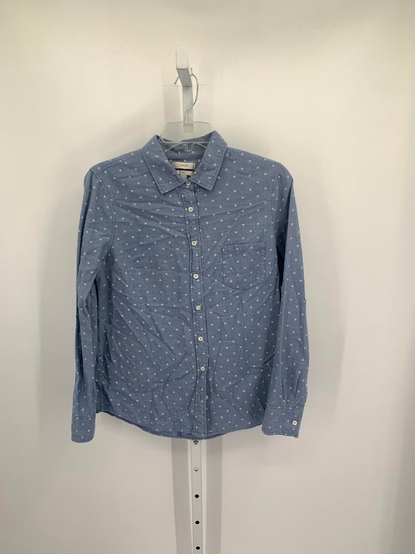 J. Crew Size 8 Misses Long Sleeve Shirt