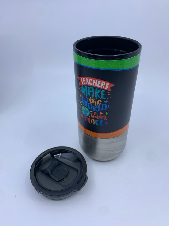 NIB TEACHERS MAKE THE WORLD A BETTER PLACE TUMBLER.