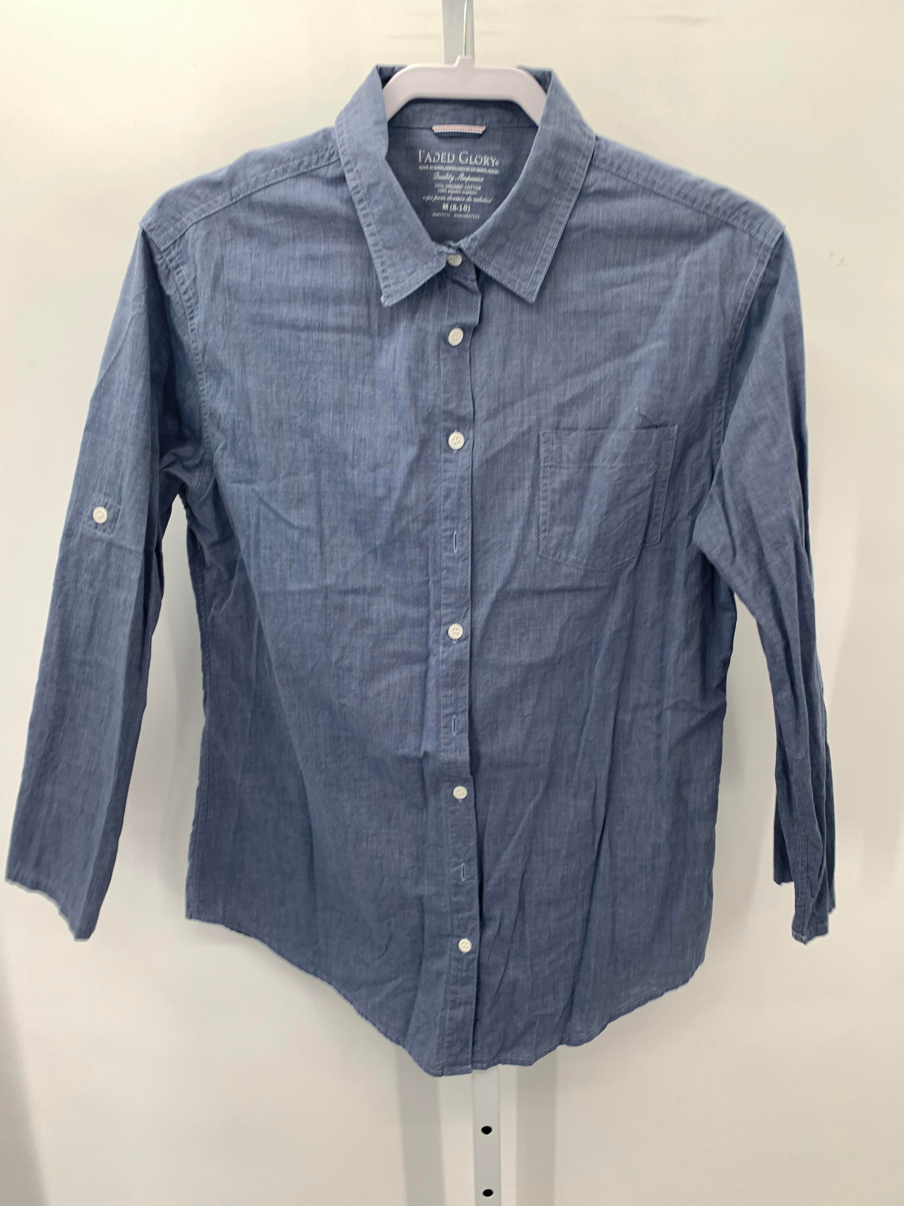 Faded Glory Size Extra Large Misses Long Sleeve Shirt