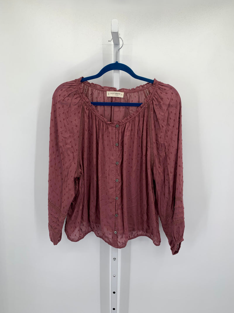 Lucky Brand Size Extra Large Misses Long Sleeve Shirt