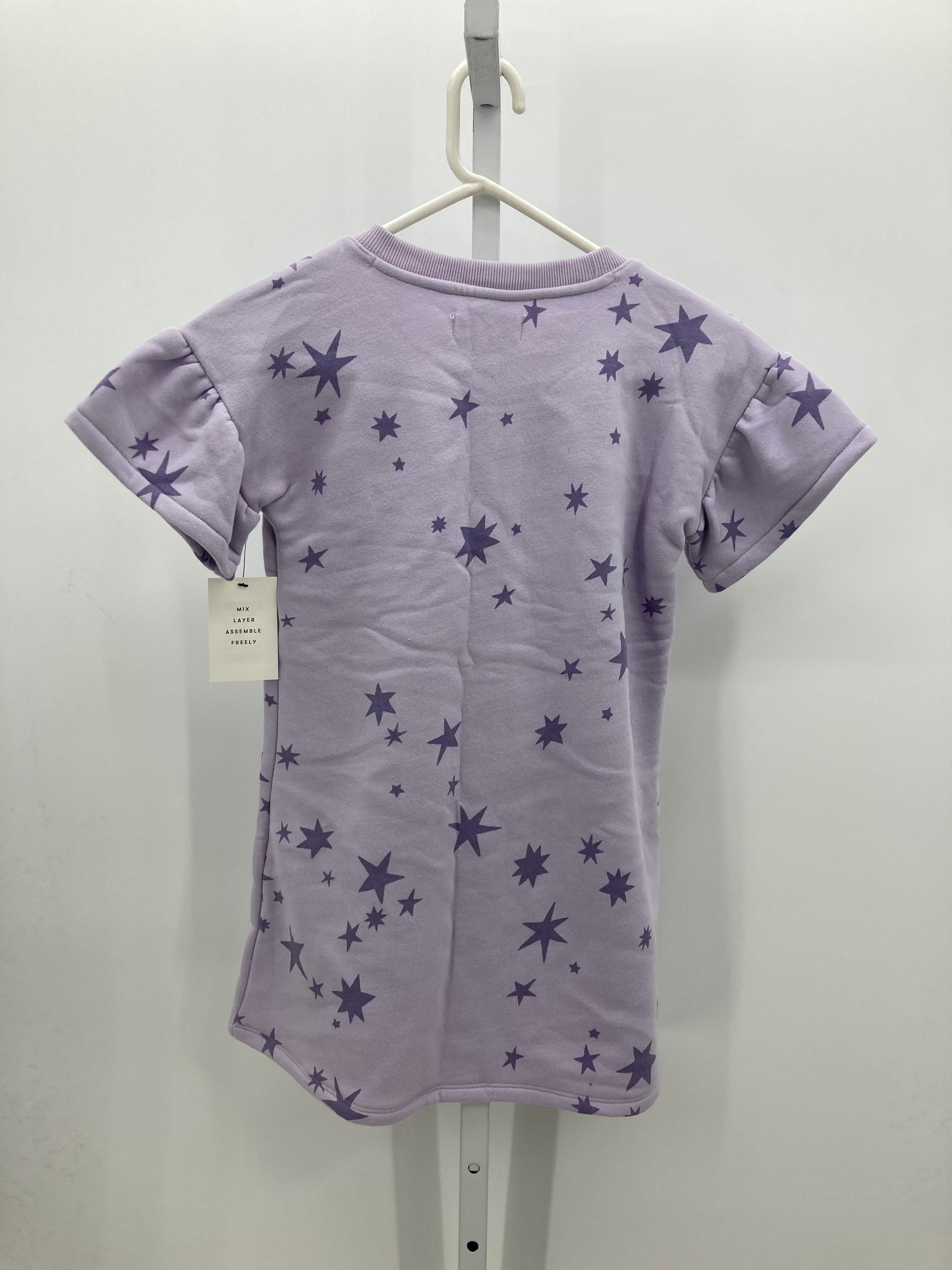 Free Assembly Size 7-8 Girls Short Sleeve Dress