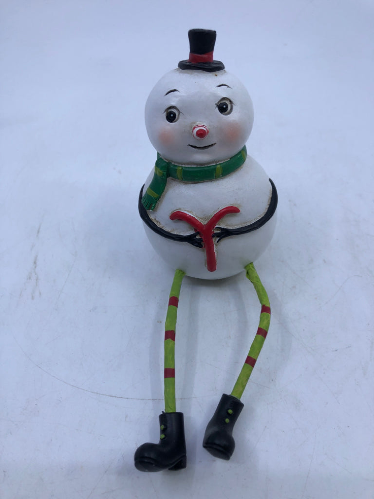 3-JOY SNOWMAN SITTER- IN BOX