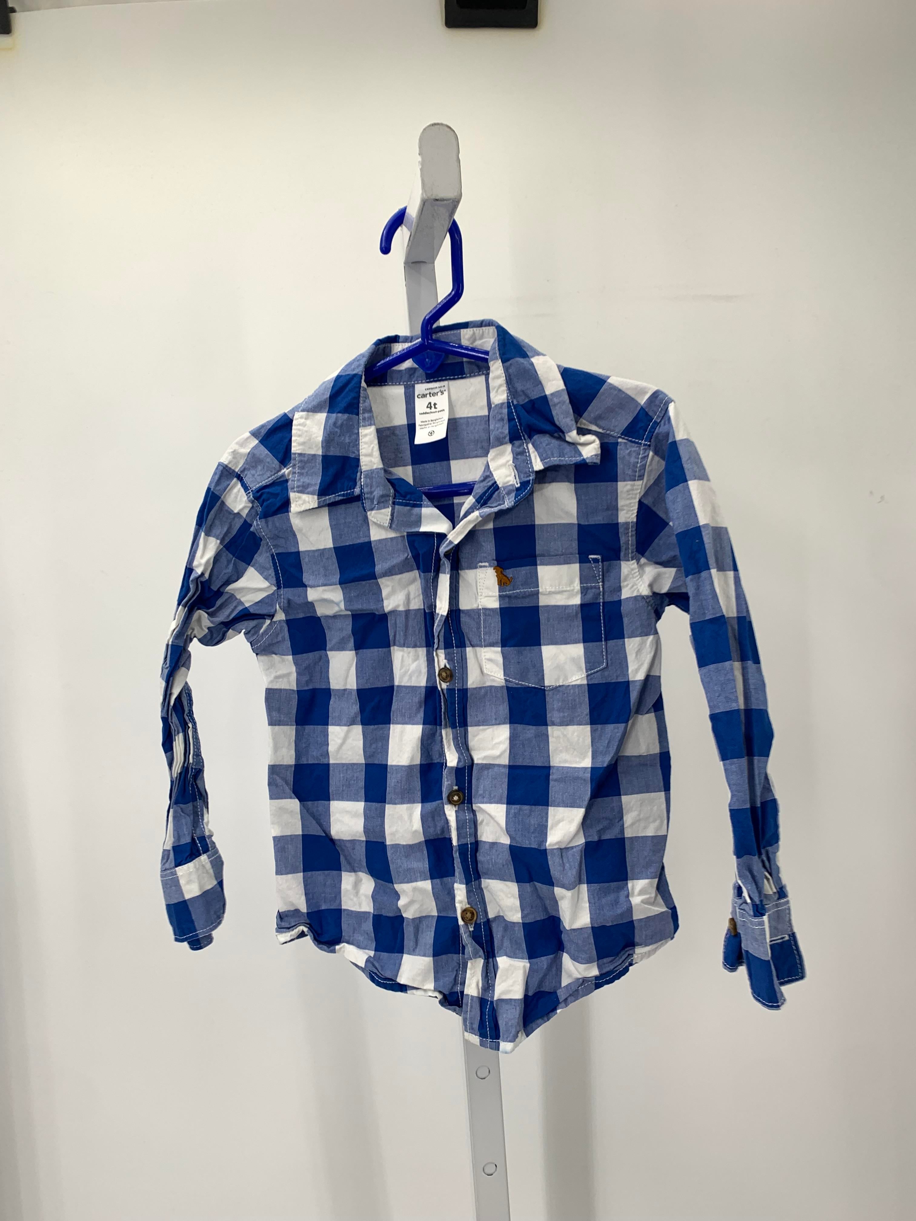 WHITE PLAID BTN DOWN
