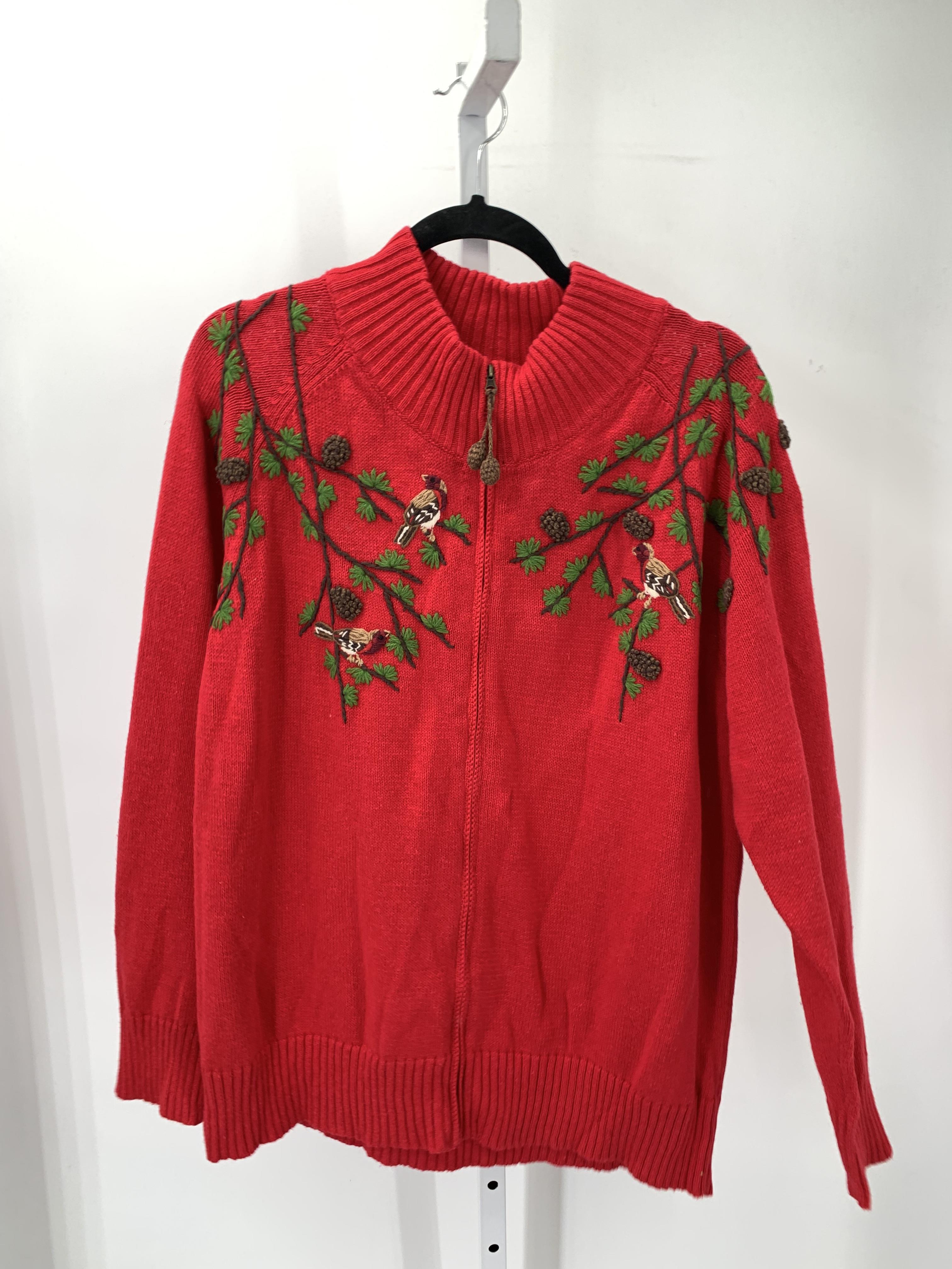 Coldwater Creek Size 1X Womens Long Slv Sweater