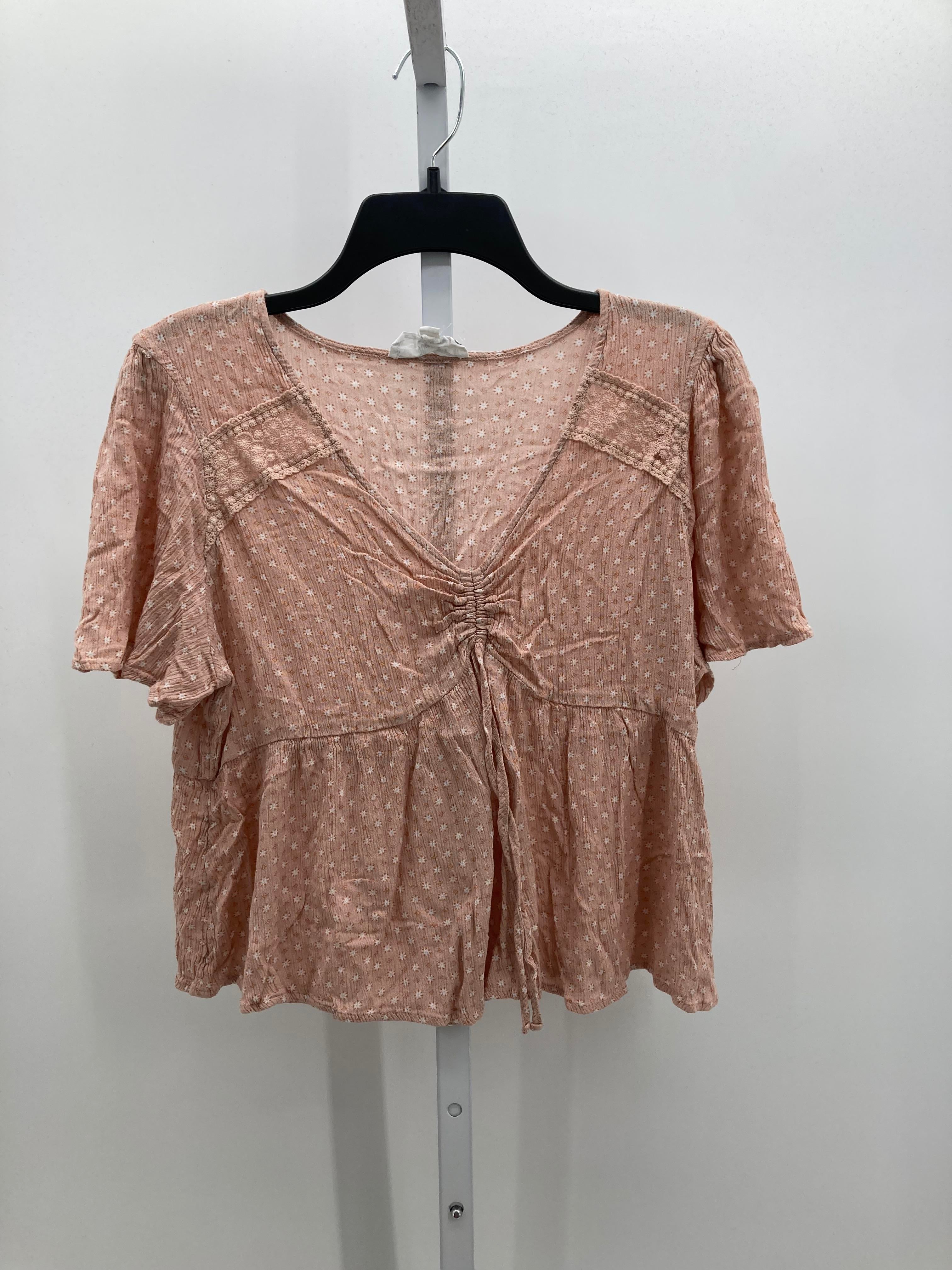 Hippie Rose Size Extra Large Juniors Short Sleeve Shirt