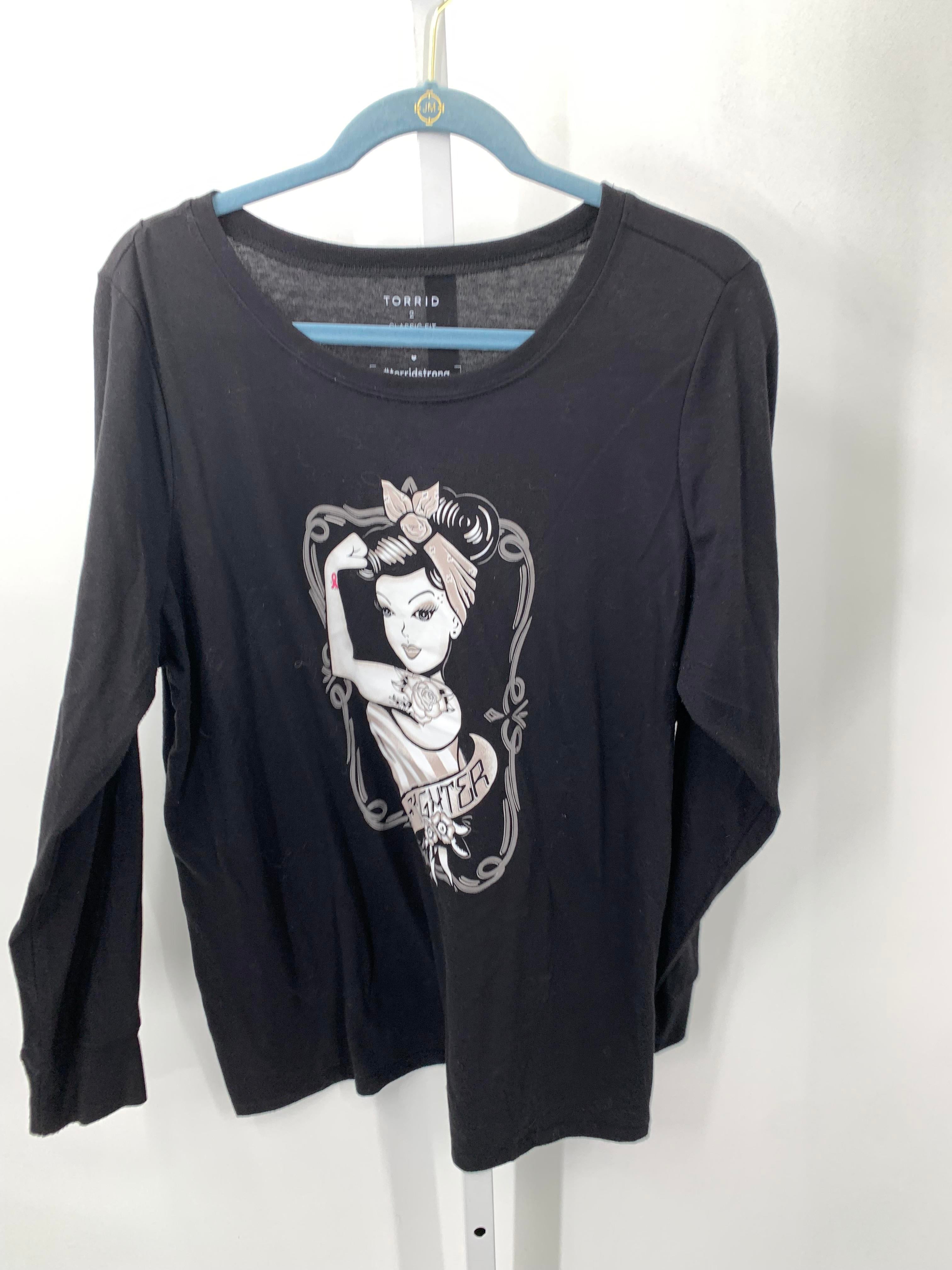 Torrid Size 2X Womens Long Sleeve Shirt