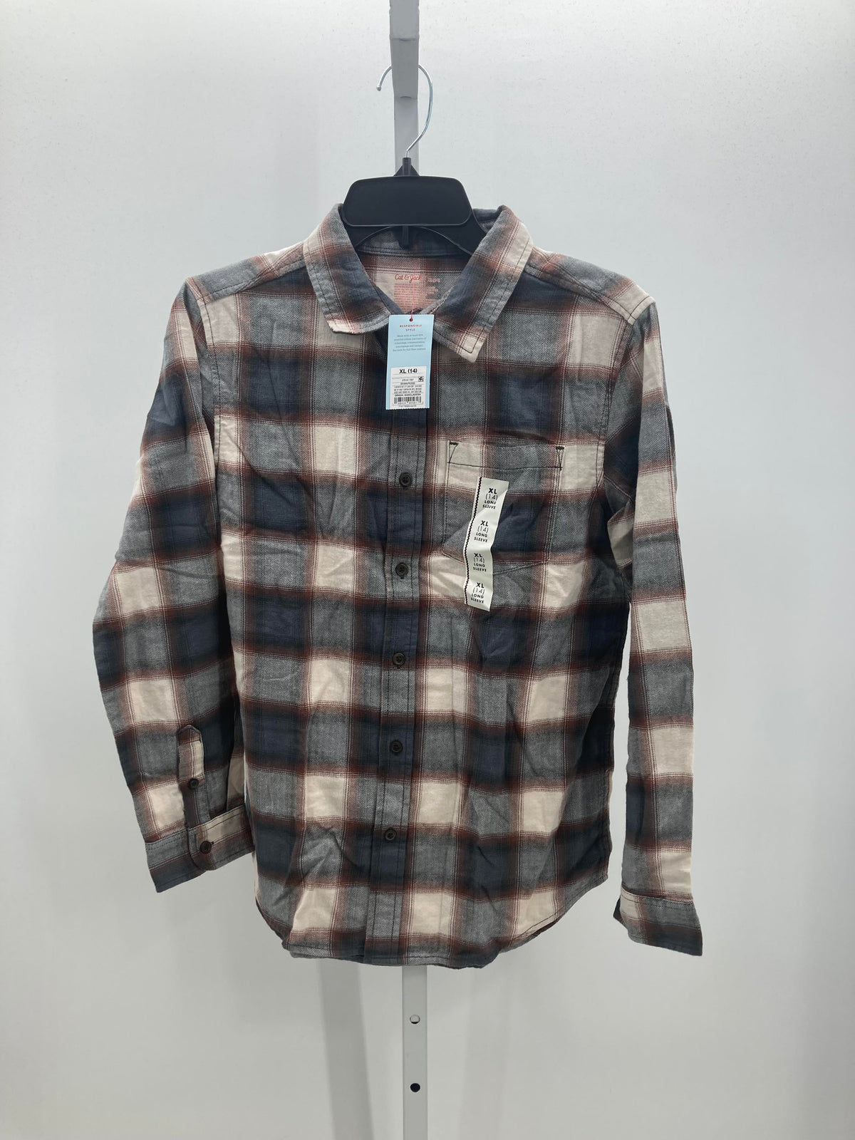 NEW BROWN PLAID