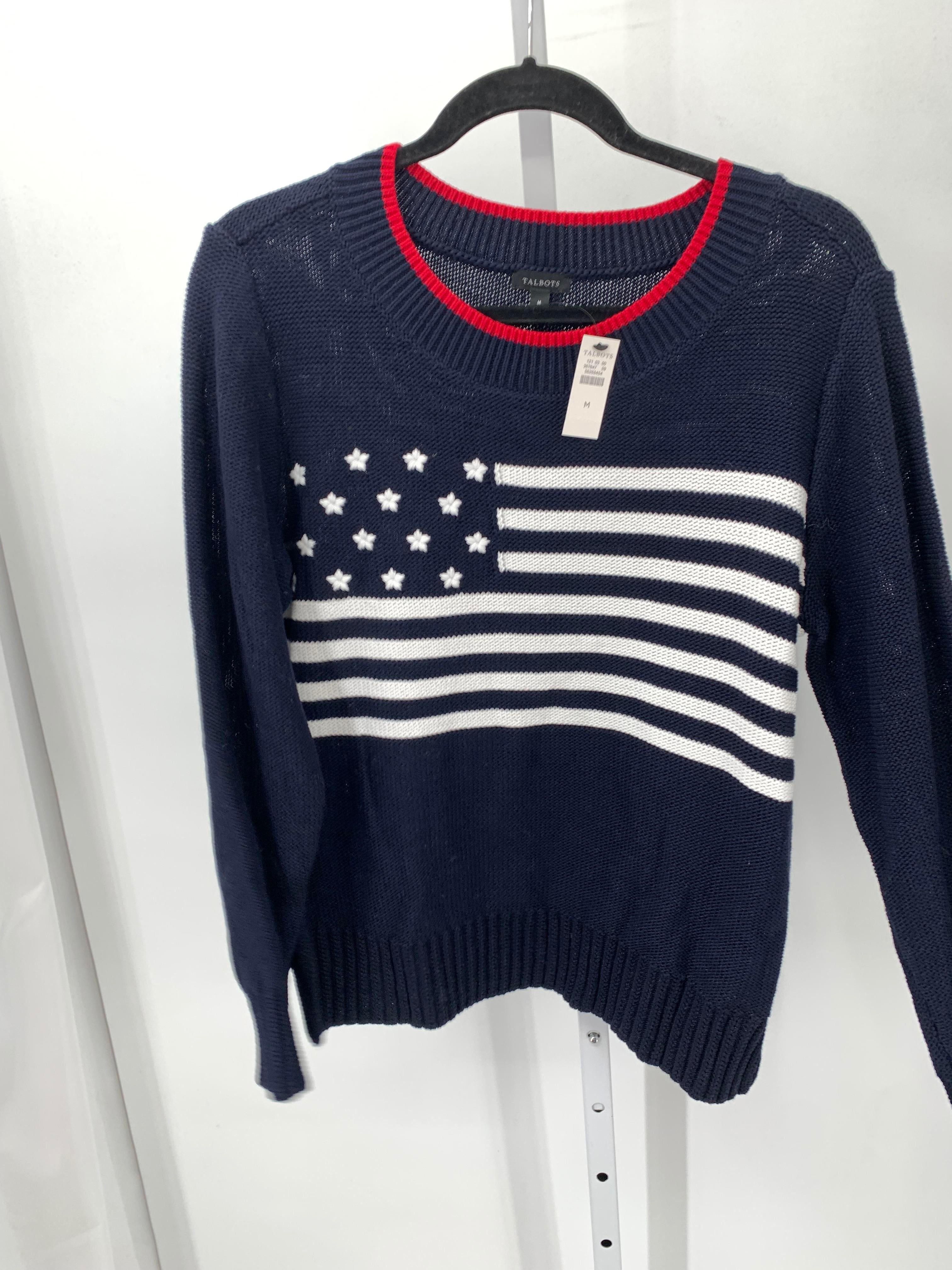 Talbots Size Medium Misses Long Slv Sweater